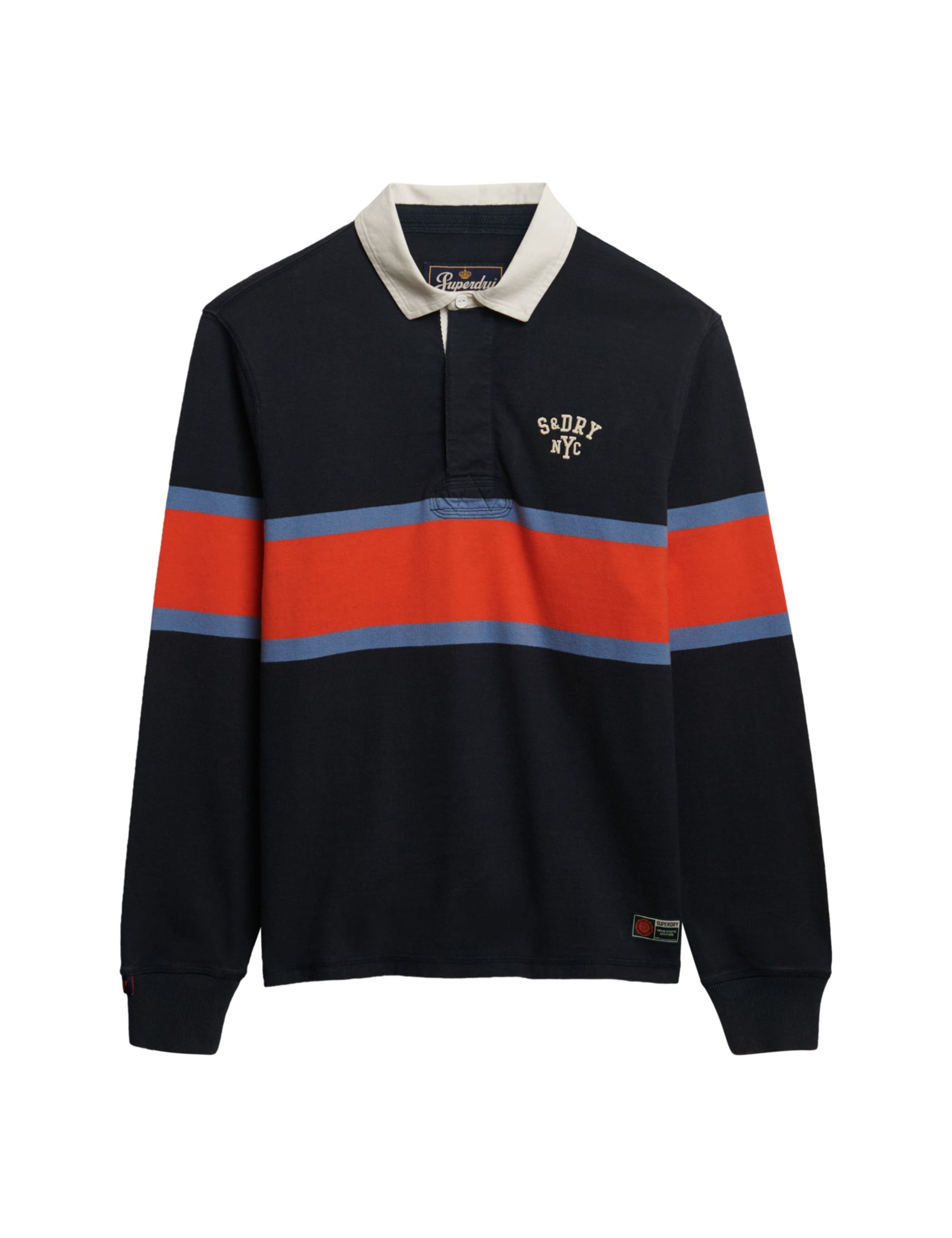 Pure Cotton Striped Rugby Top