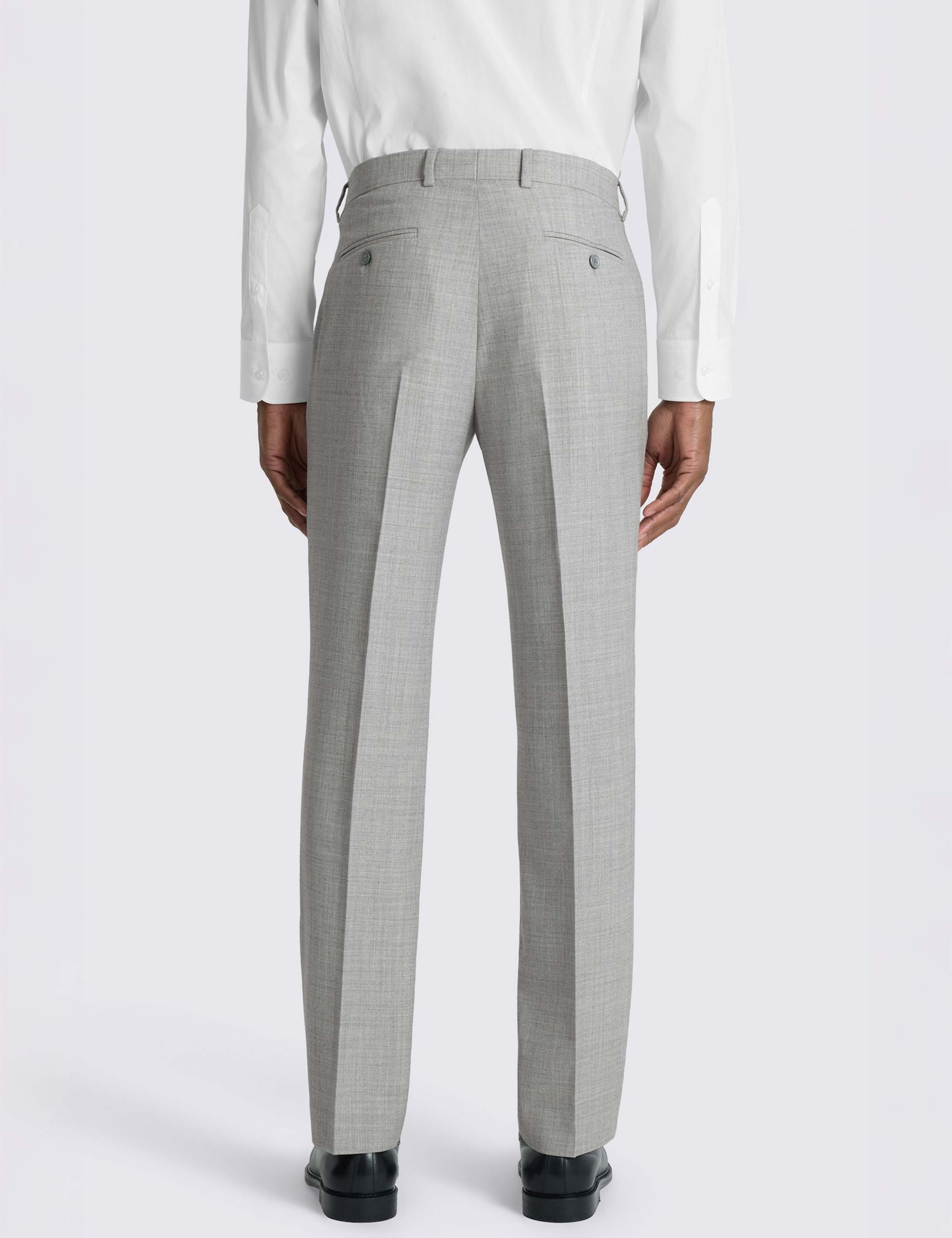 3 Piece Slim Fit Wool Blend Marl Suit 2 of 7