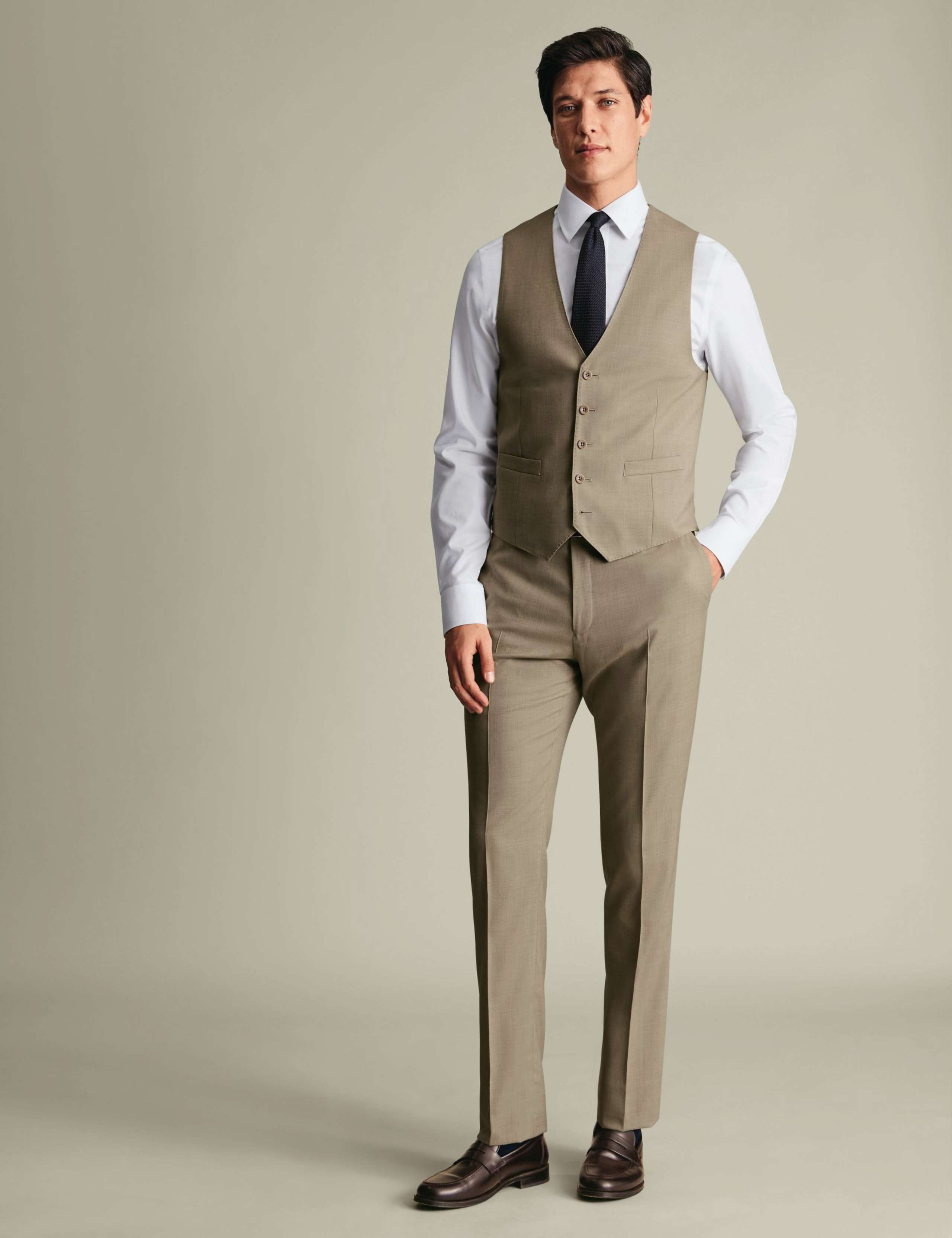 Regular Fit Pure Wool Waistcoat