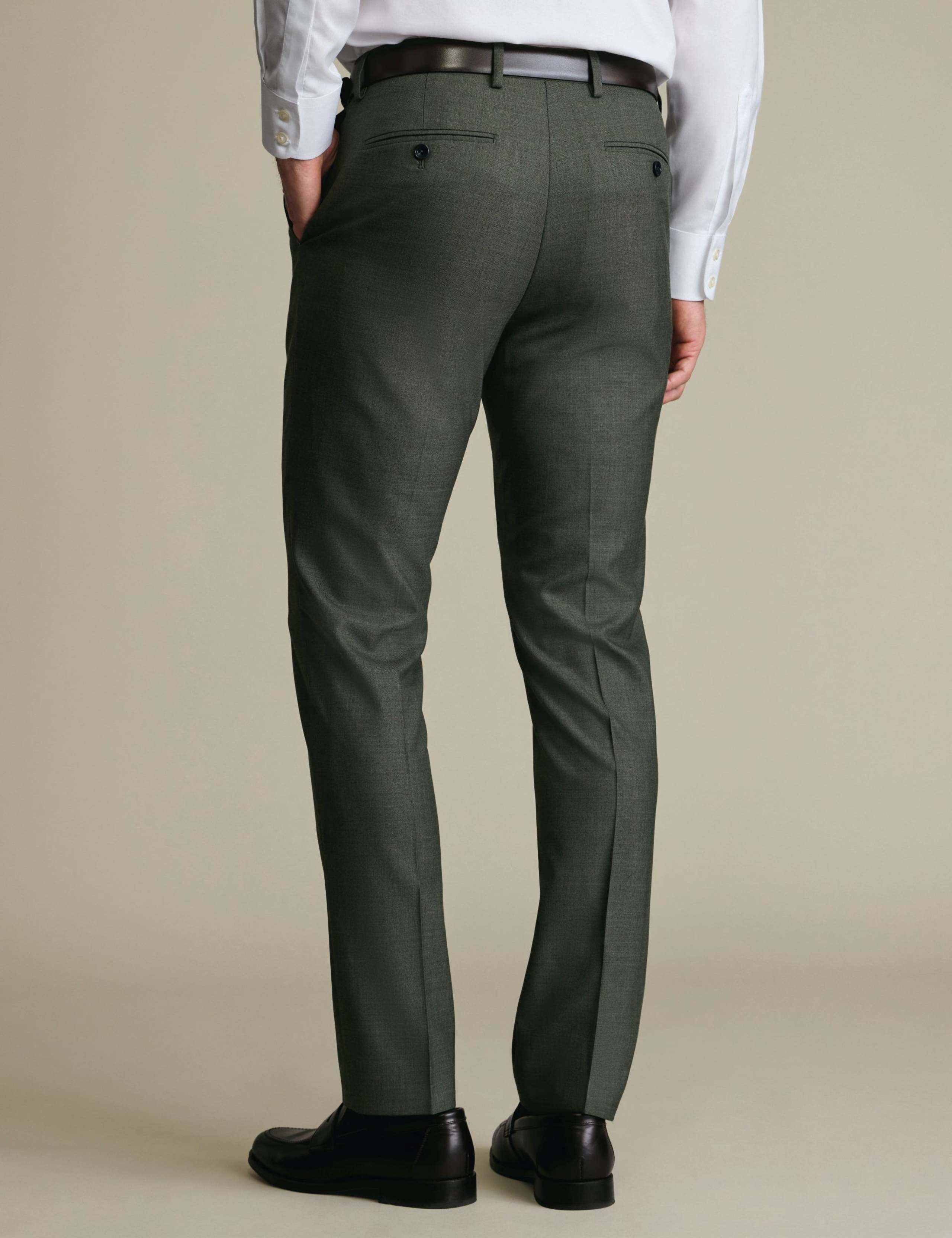 Slim Fit Pure Wool Double Breasted Suit 3 of 4