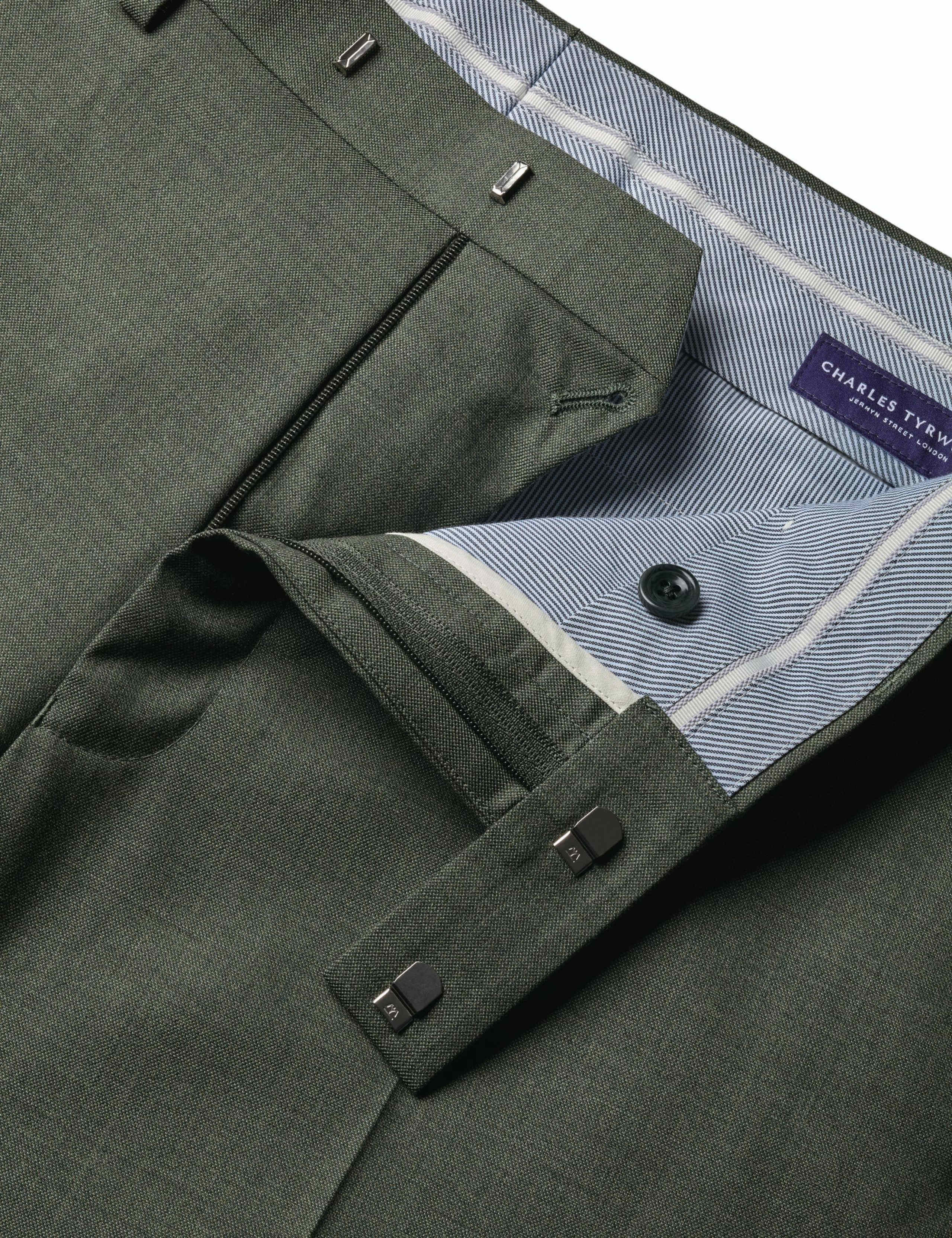 Slim Fit Pure Wool Double Breasted Suit 2 of 4