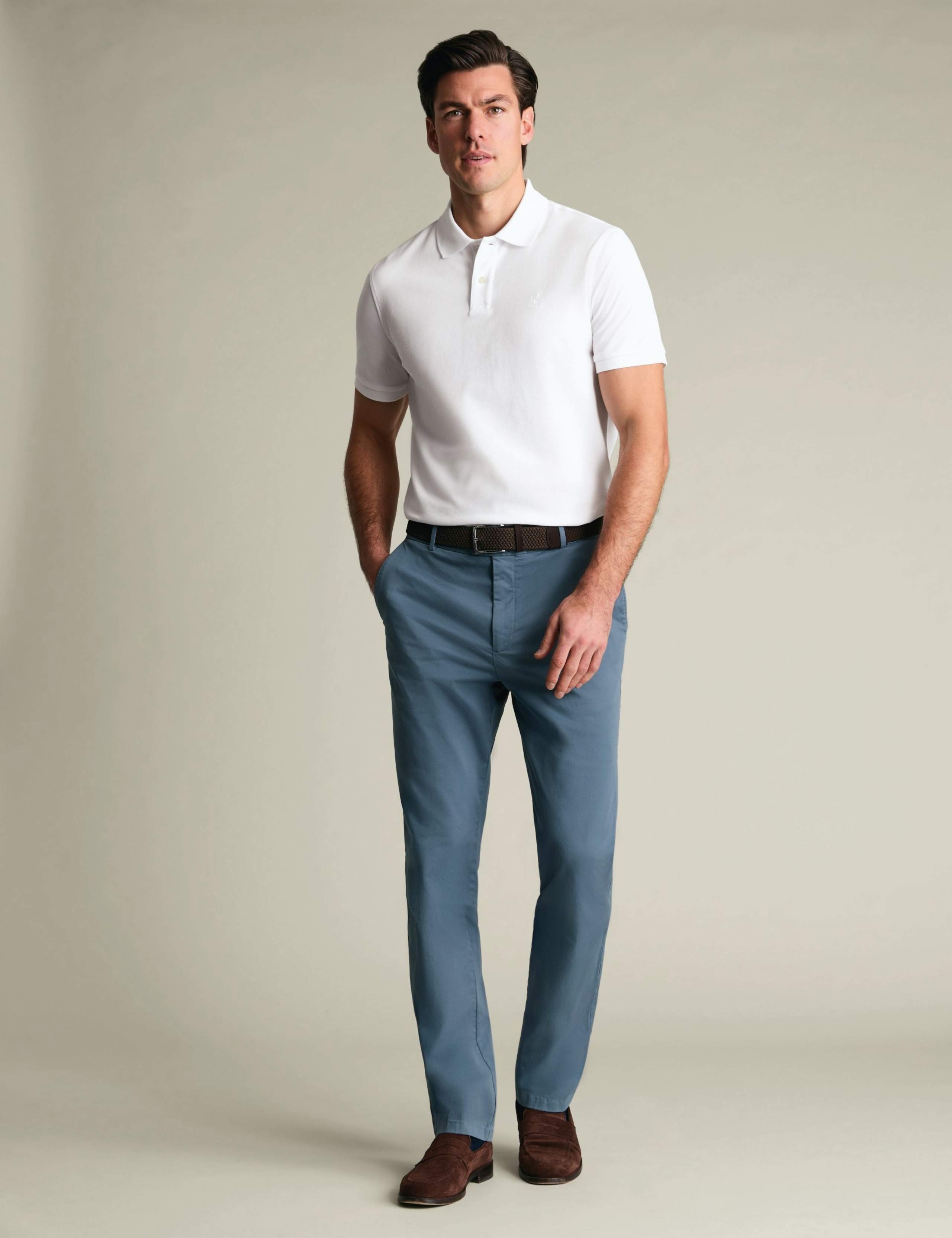 Regular Fit Stretch Chinos