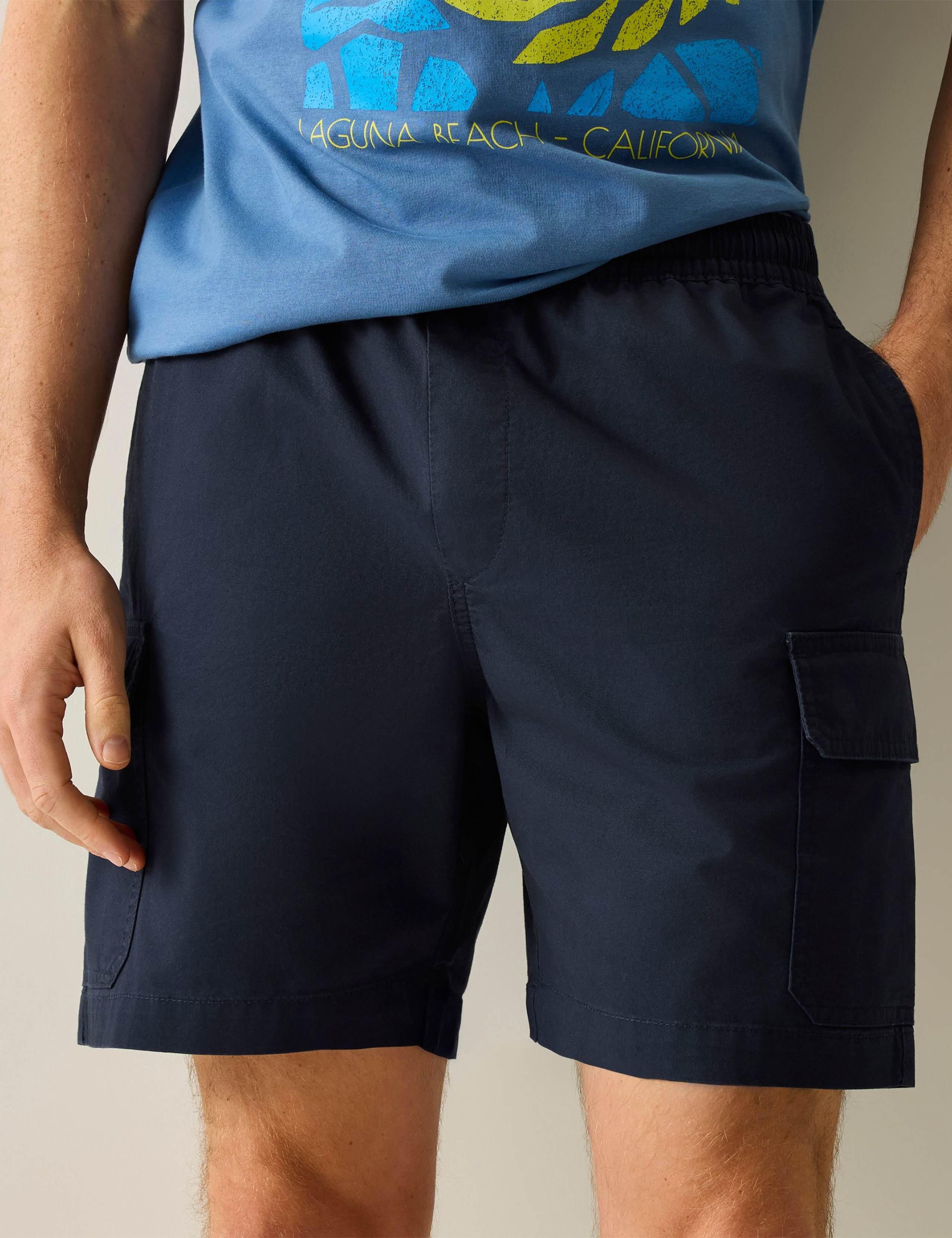 Bavaro Pure Cotton Cargo Shorts