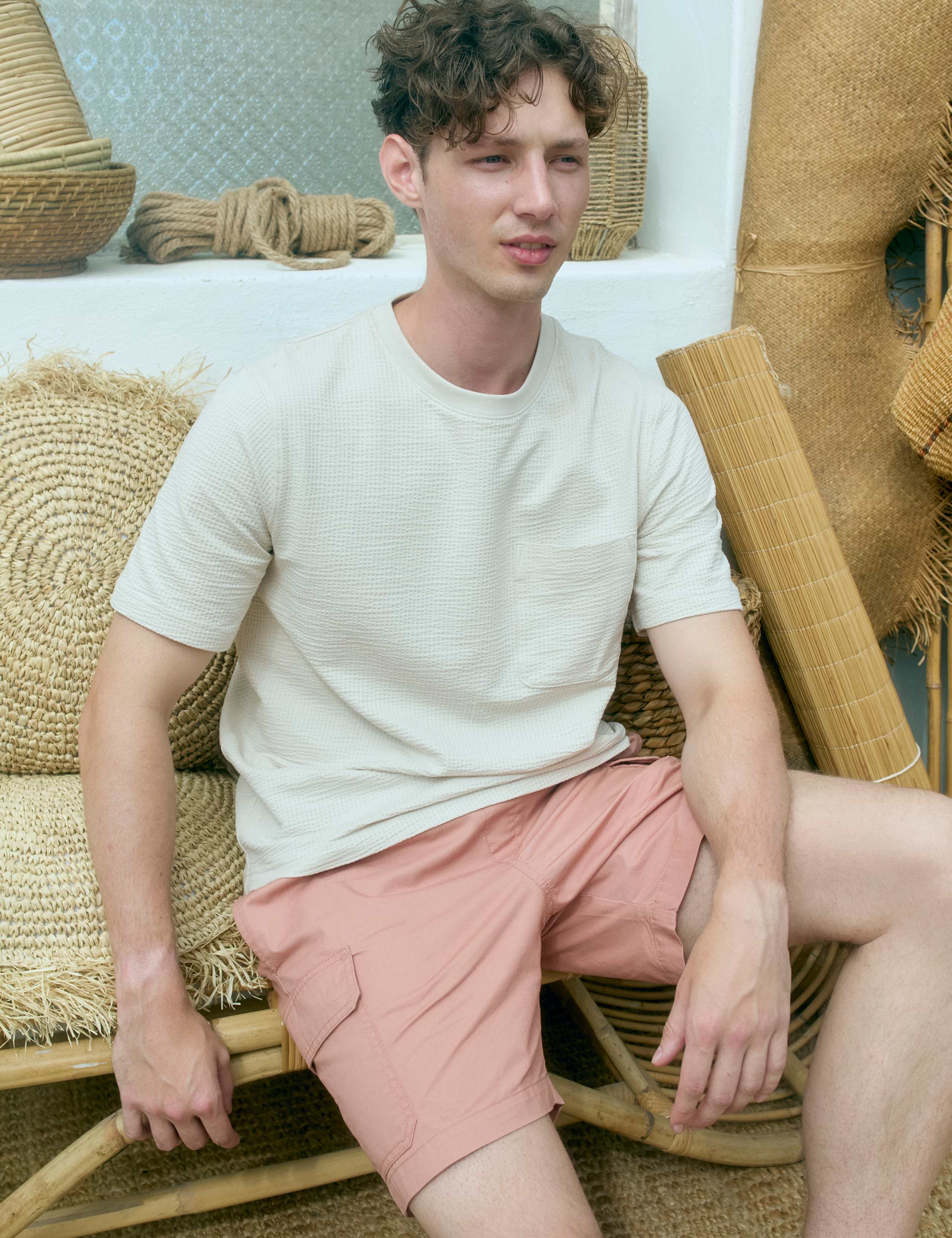 Teresitos Cotton Rich Waffle T-Shirt