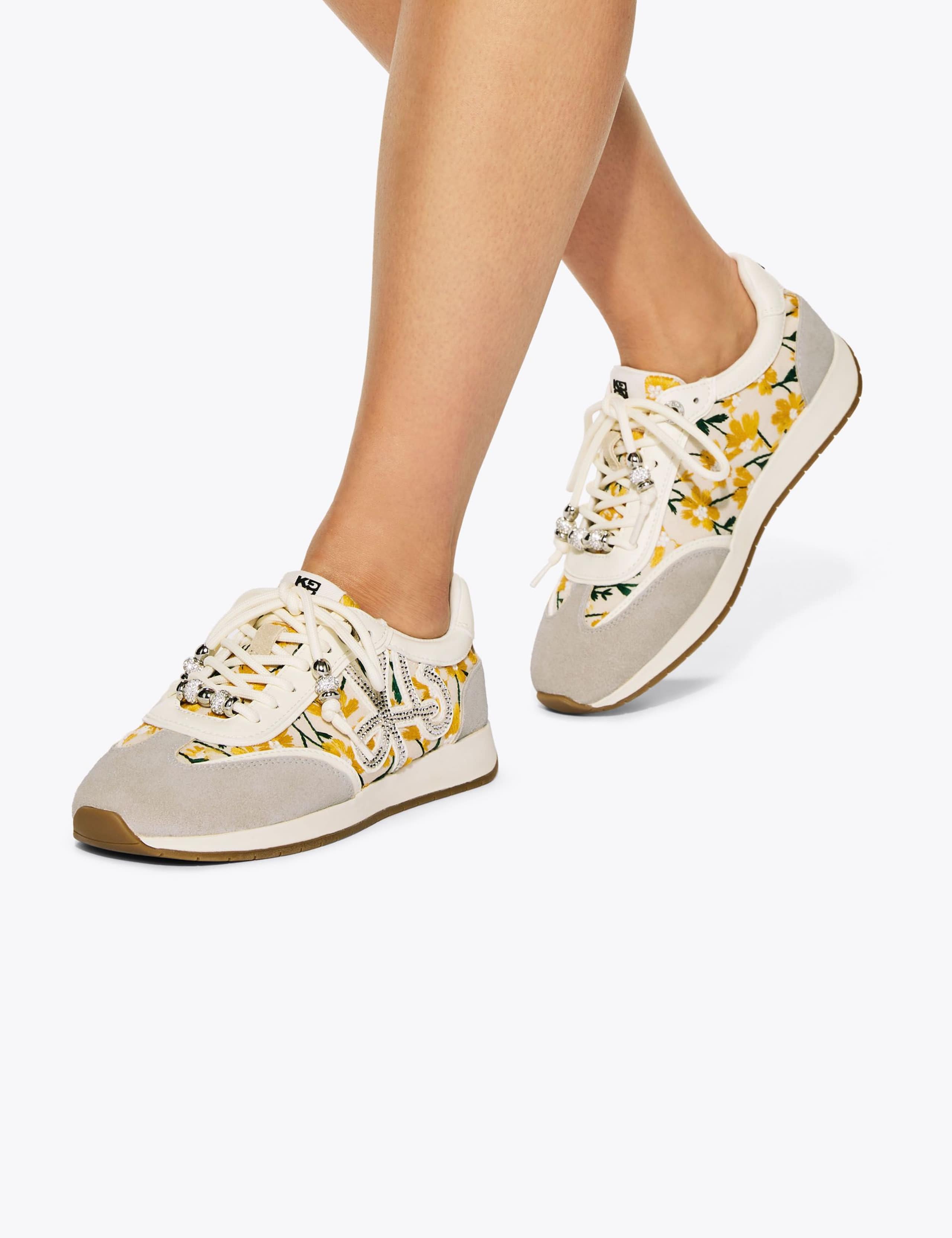 Suede Side Detail Trainers