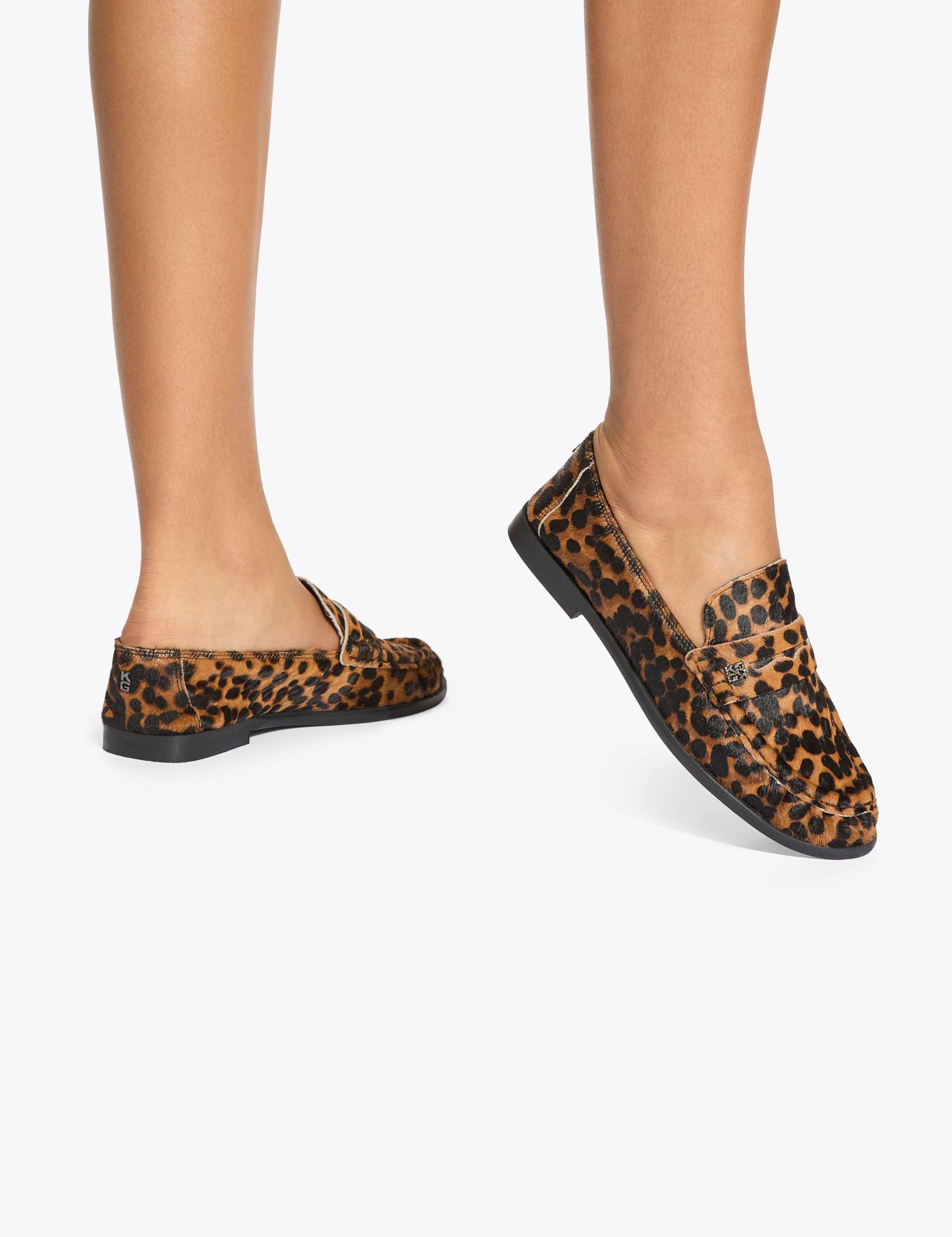 Leopard Print Loafers
