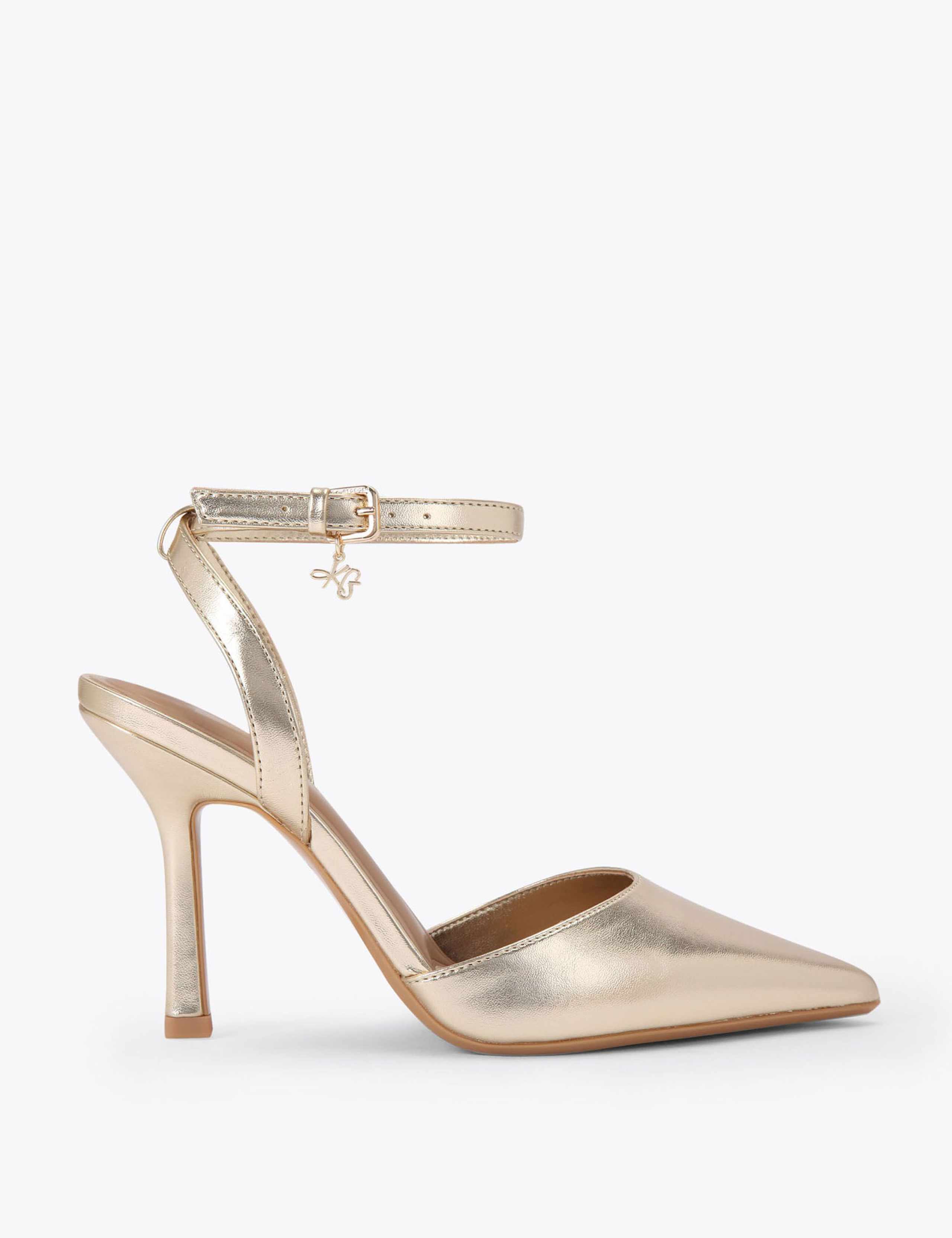 Ankle Strap Pointed Stiletto Heels