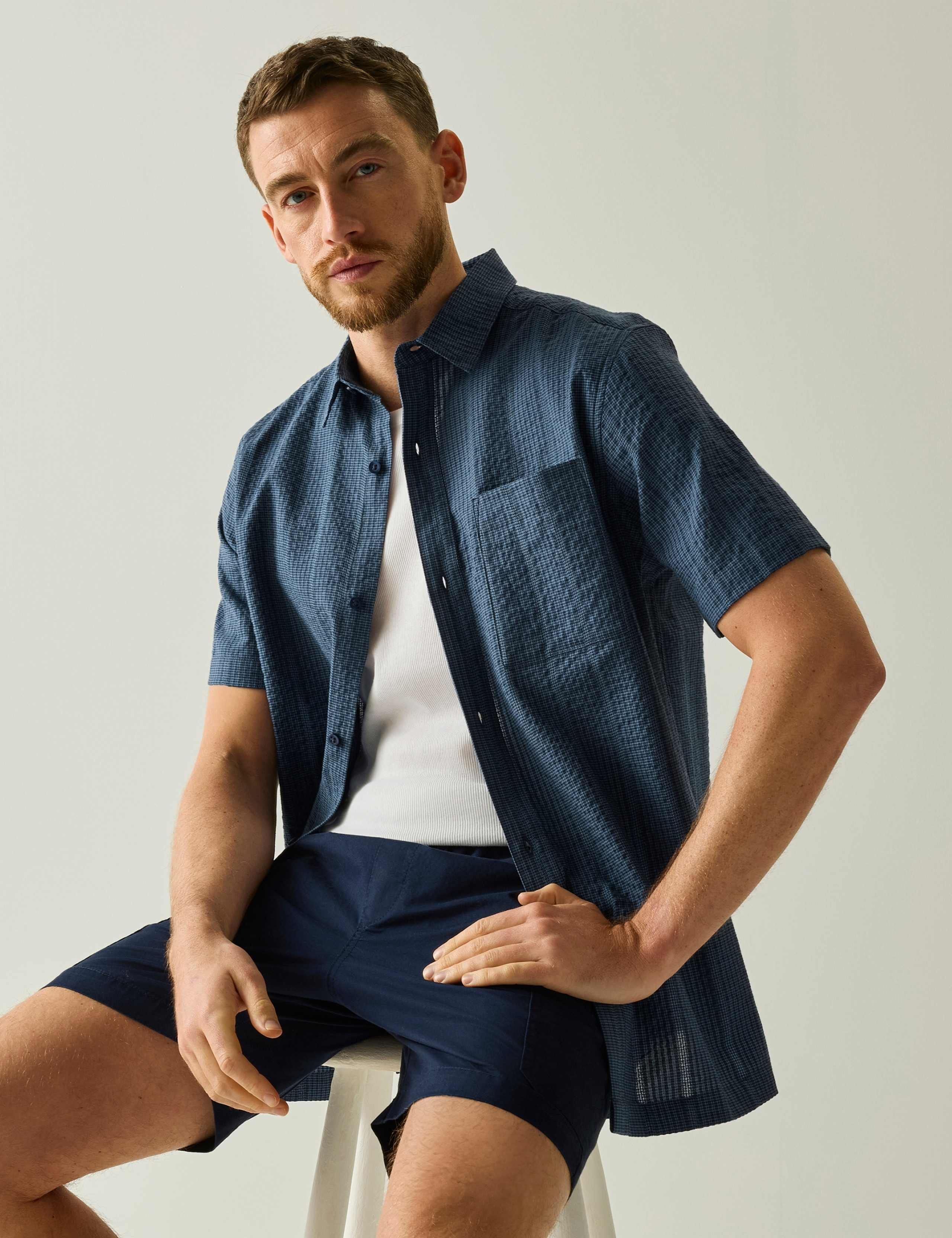 Camilo Relaxed Fit Pure Cotton Oxford Shirt