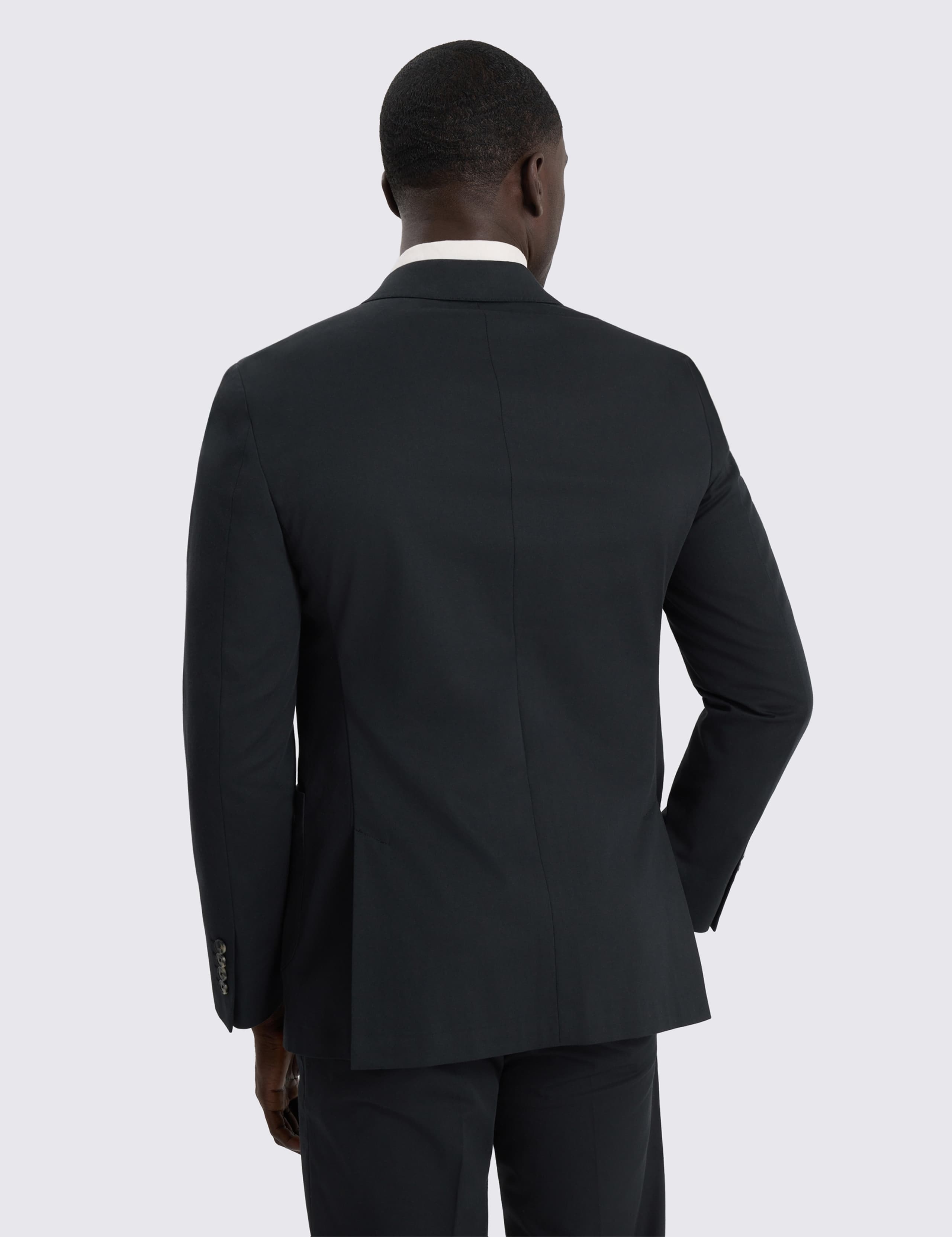 2 Piece Slim Fit Cotton Rich Double Breasted Suit 4 of 5