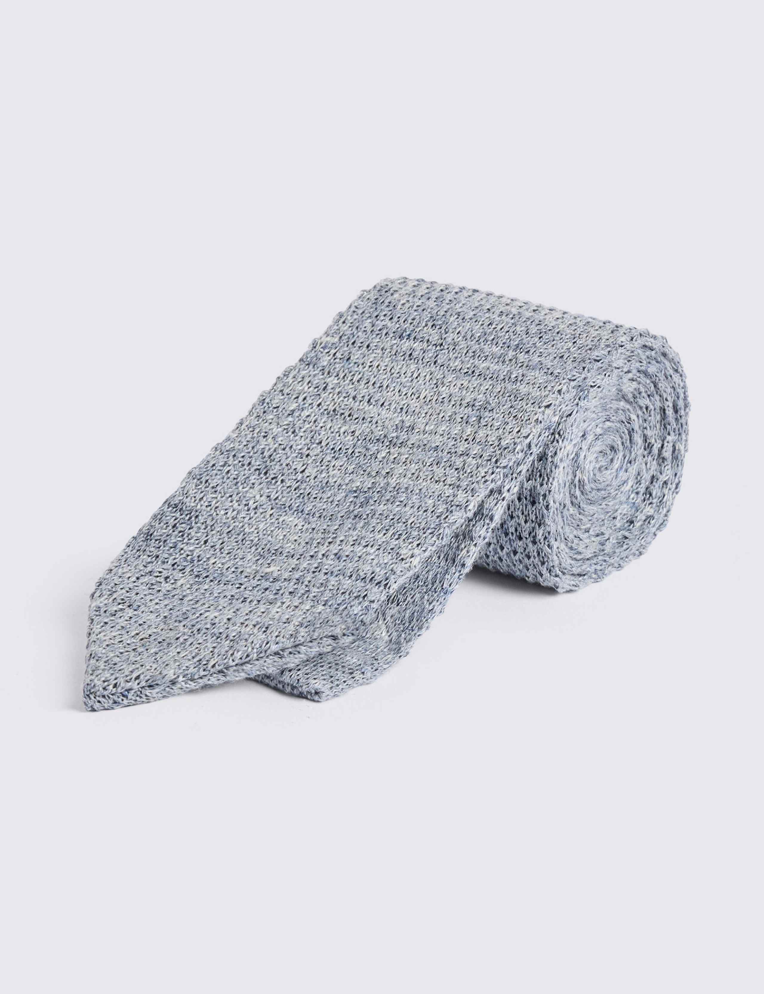 Linen Knitted Tie