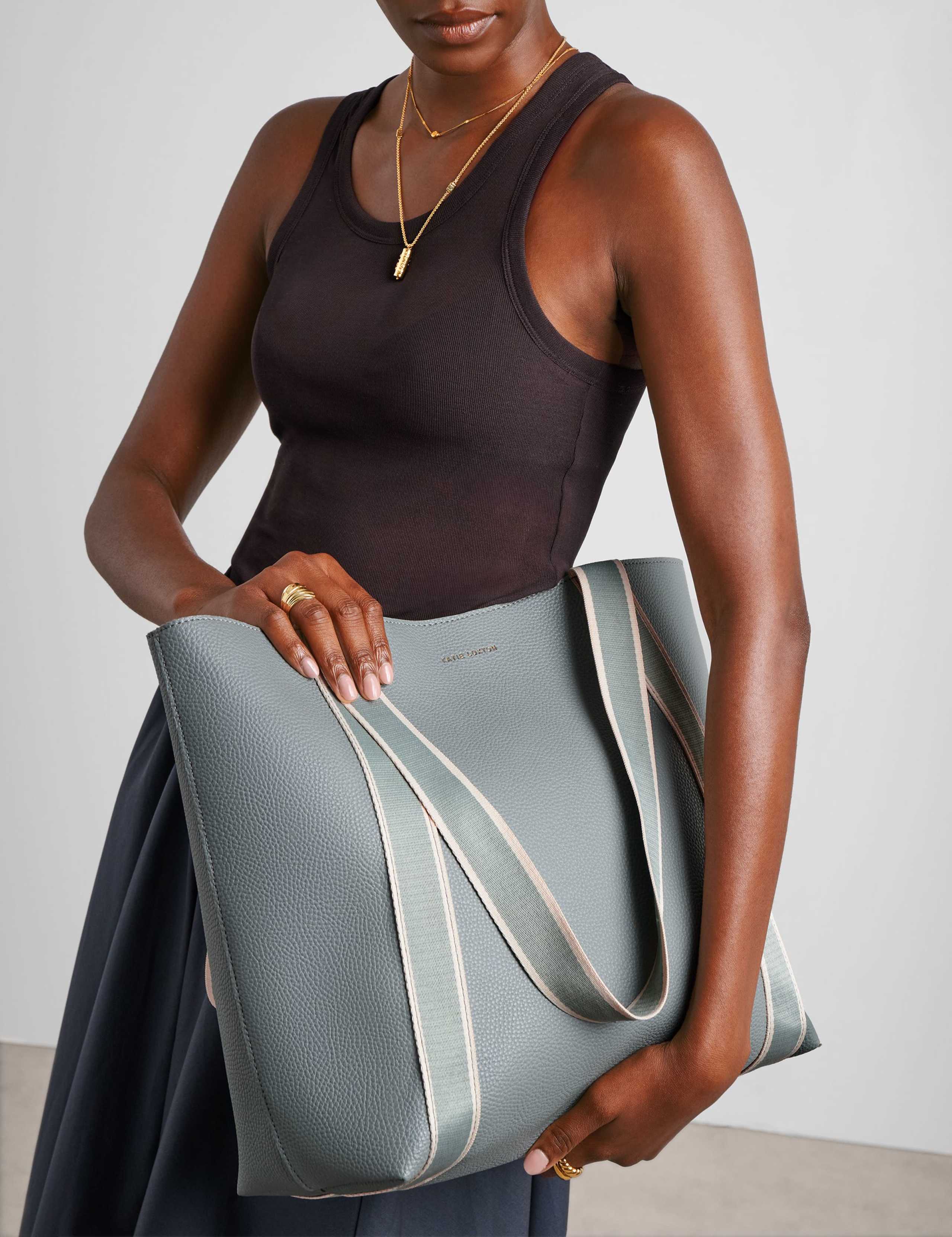 Faux Leather Tote Bag