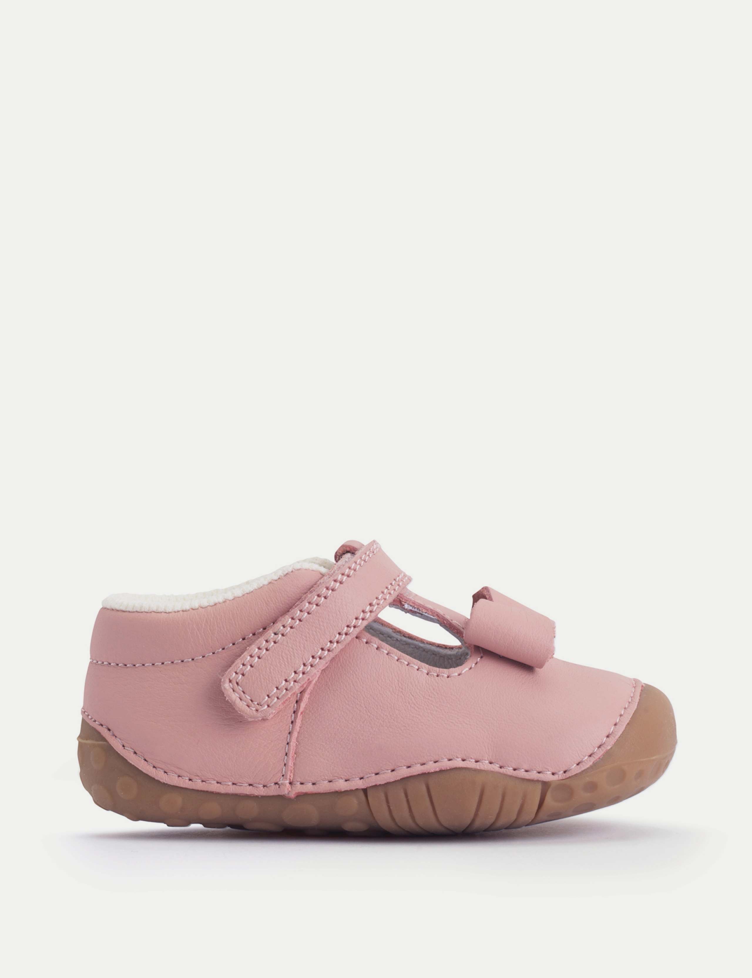 Kids' Leather Pram Shoes (2 Small-5 Small)