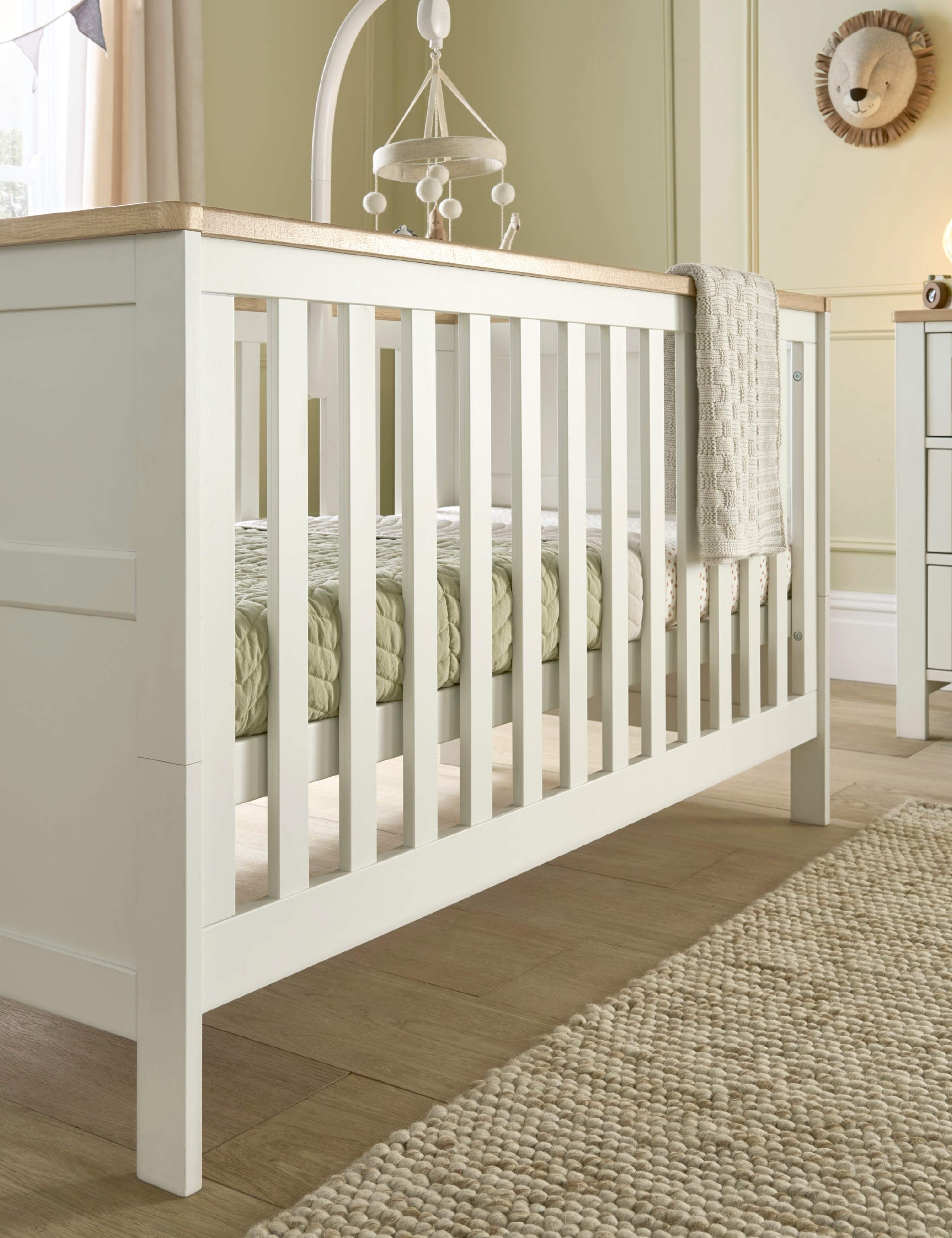 Wedmore Cot Bed - White Oak