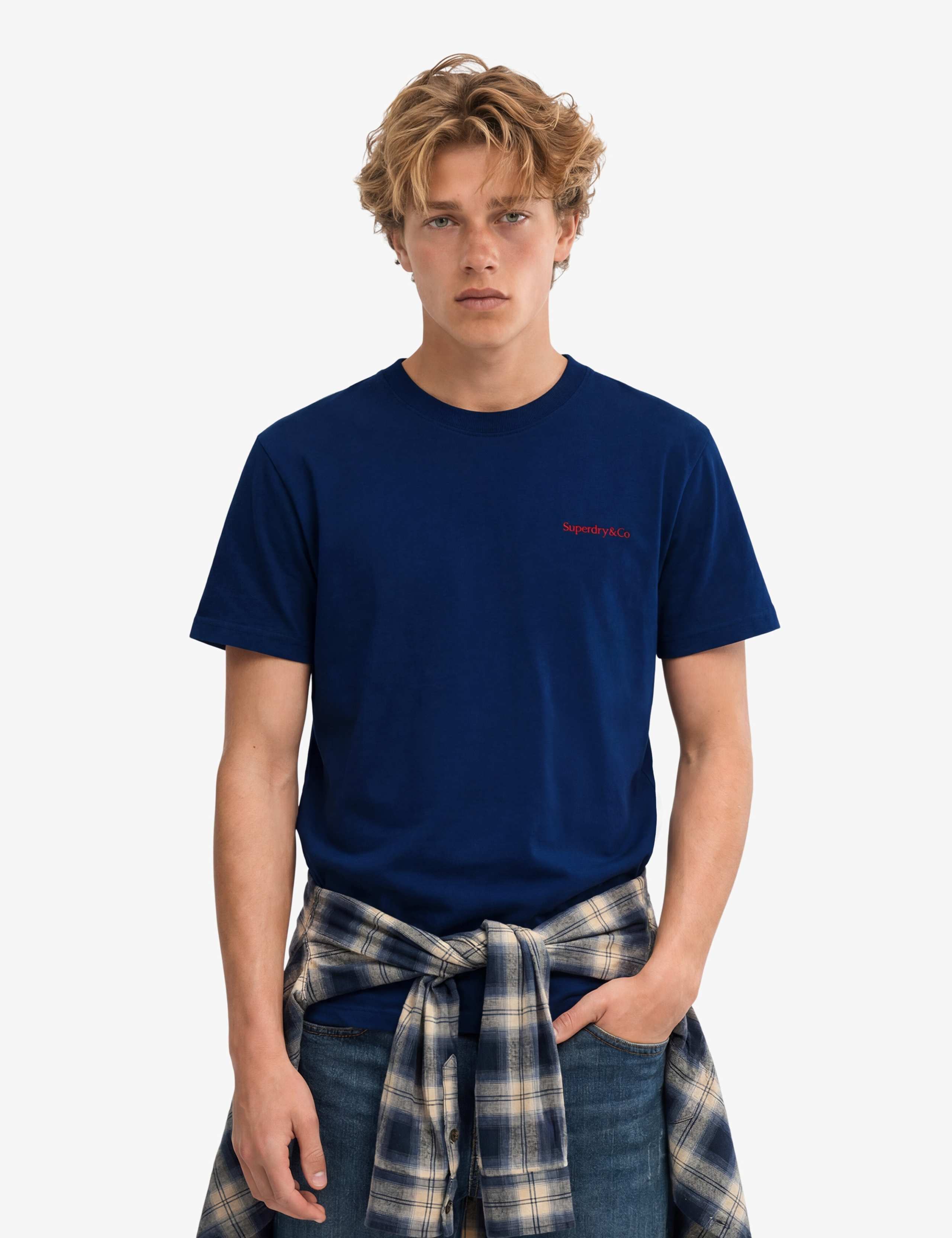 Pure Cotton Embroidered Logo T-Shirt