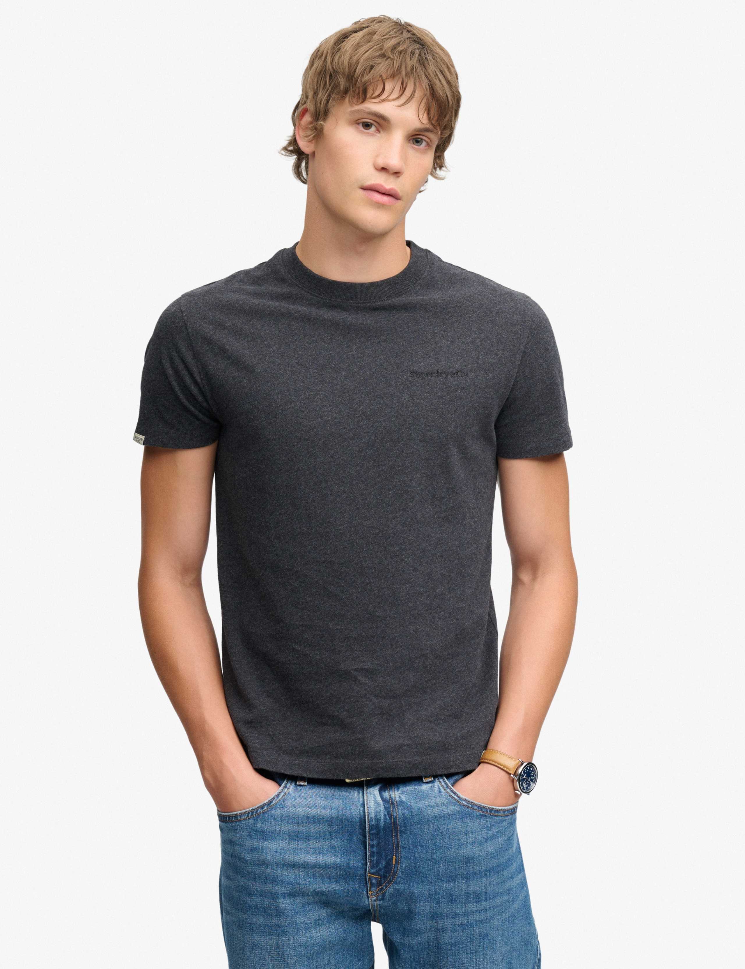 Pure Cotton Embroidered Logo T-Shirt
