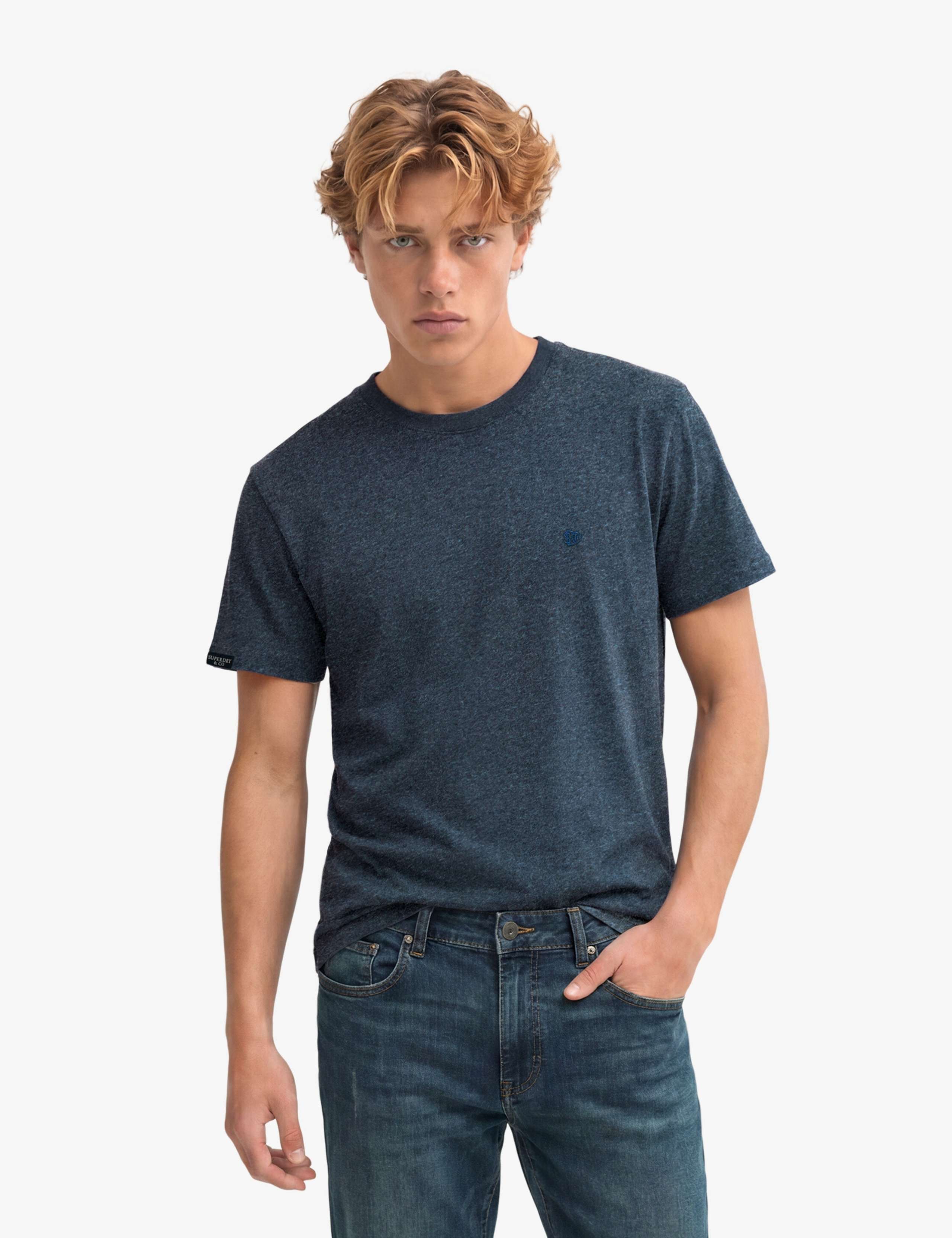 Pure Cotton Embroidered Logo T-Shirt