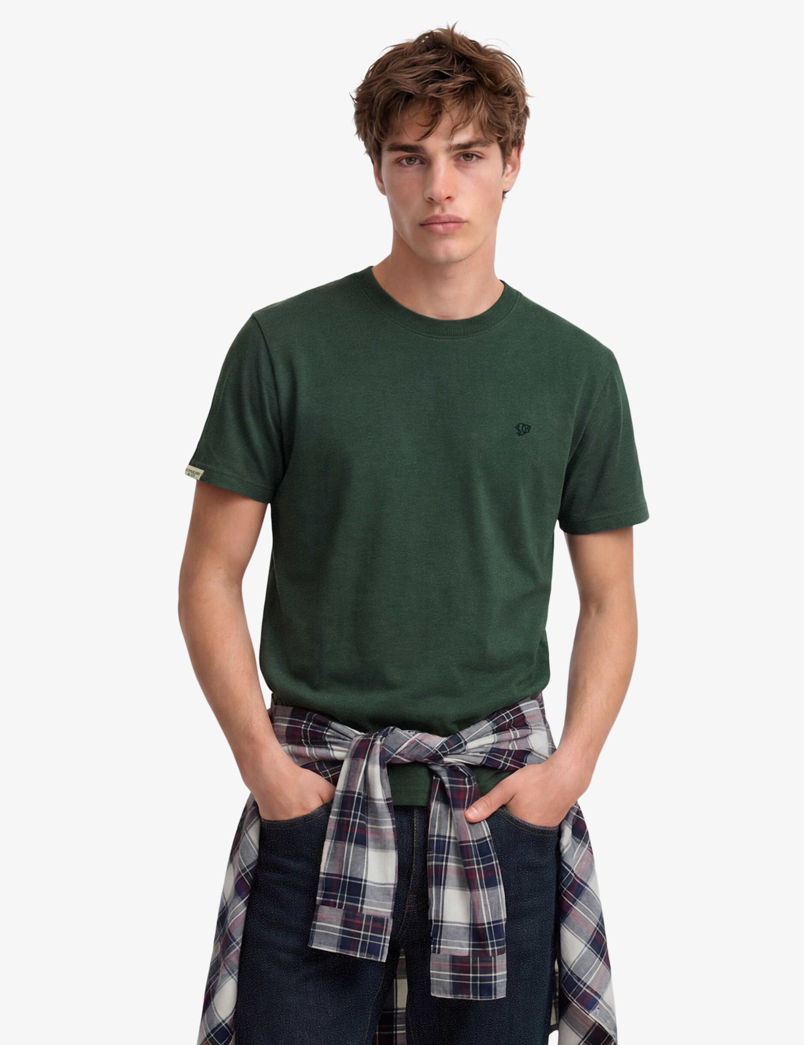 Pure Cotton Embroidered Logo T-Shirt