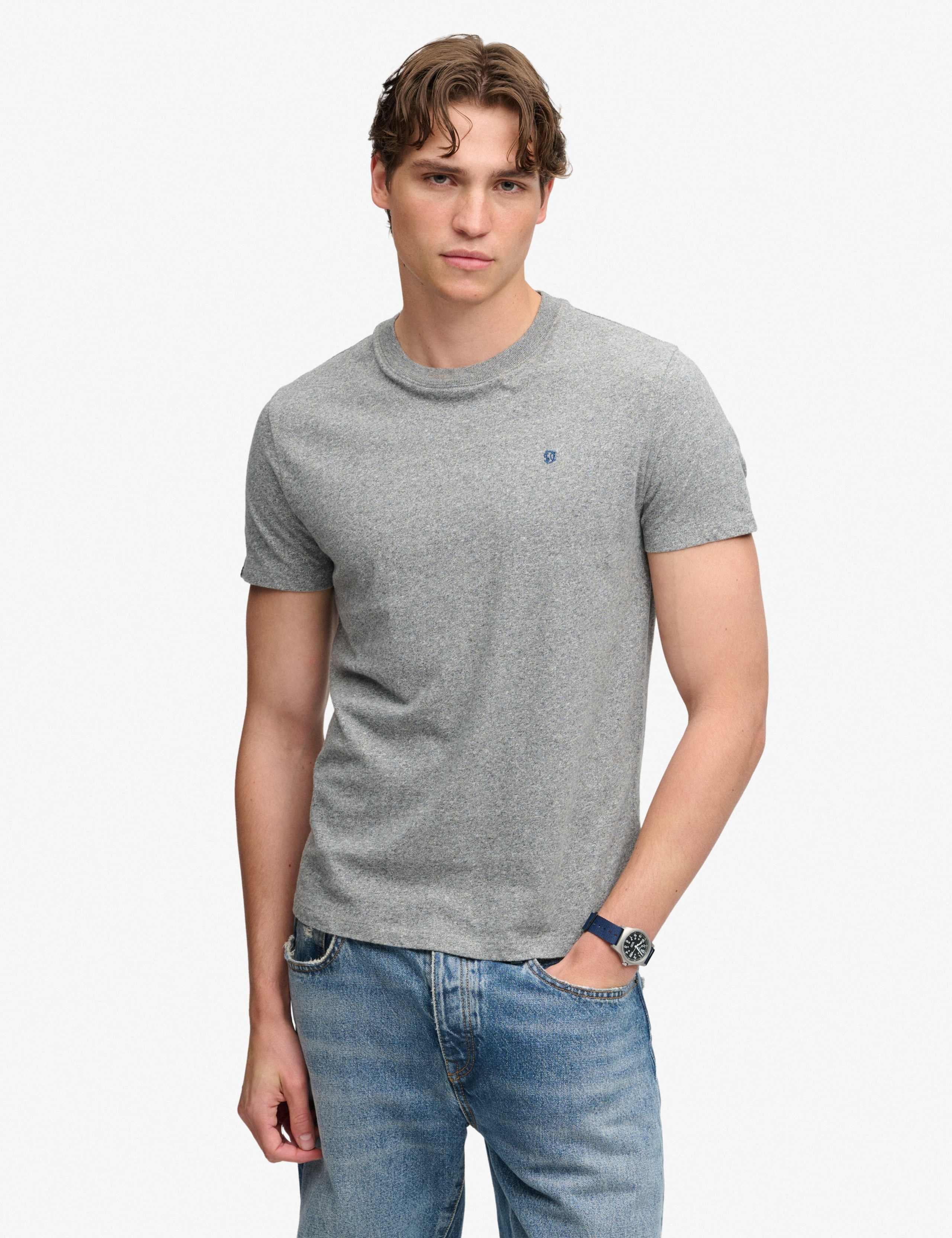 Pure Cotton Embroidered Logo T-Shirt