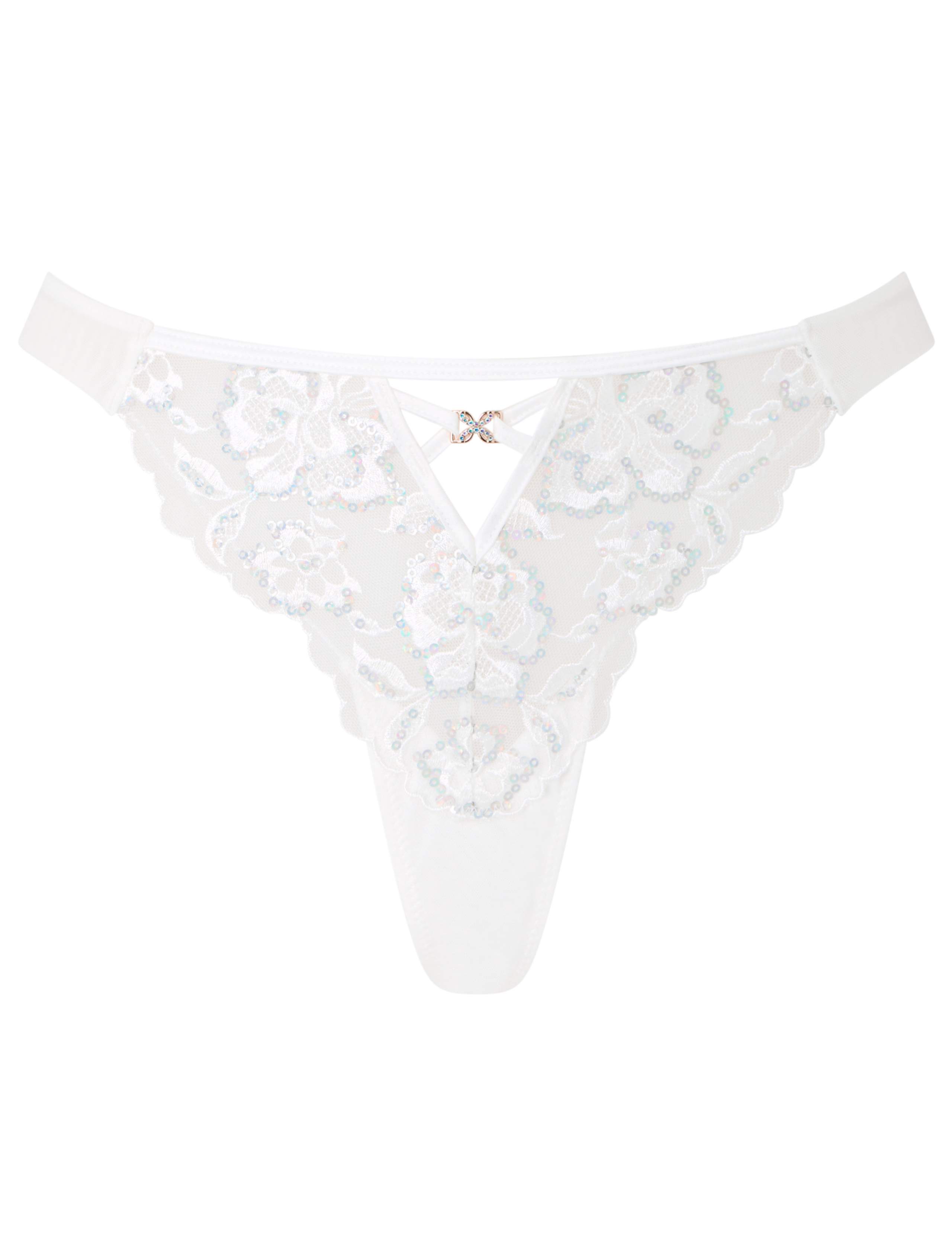 Floral Lace Wired Full Cup Bra Set (A-G) 2 of 9