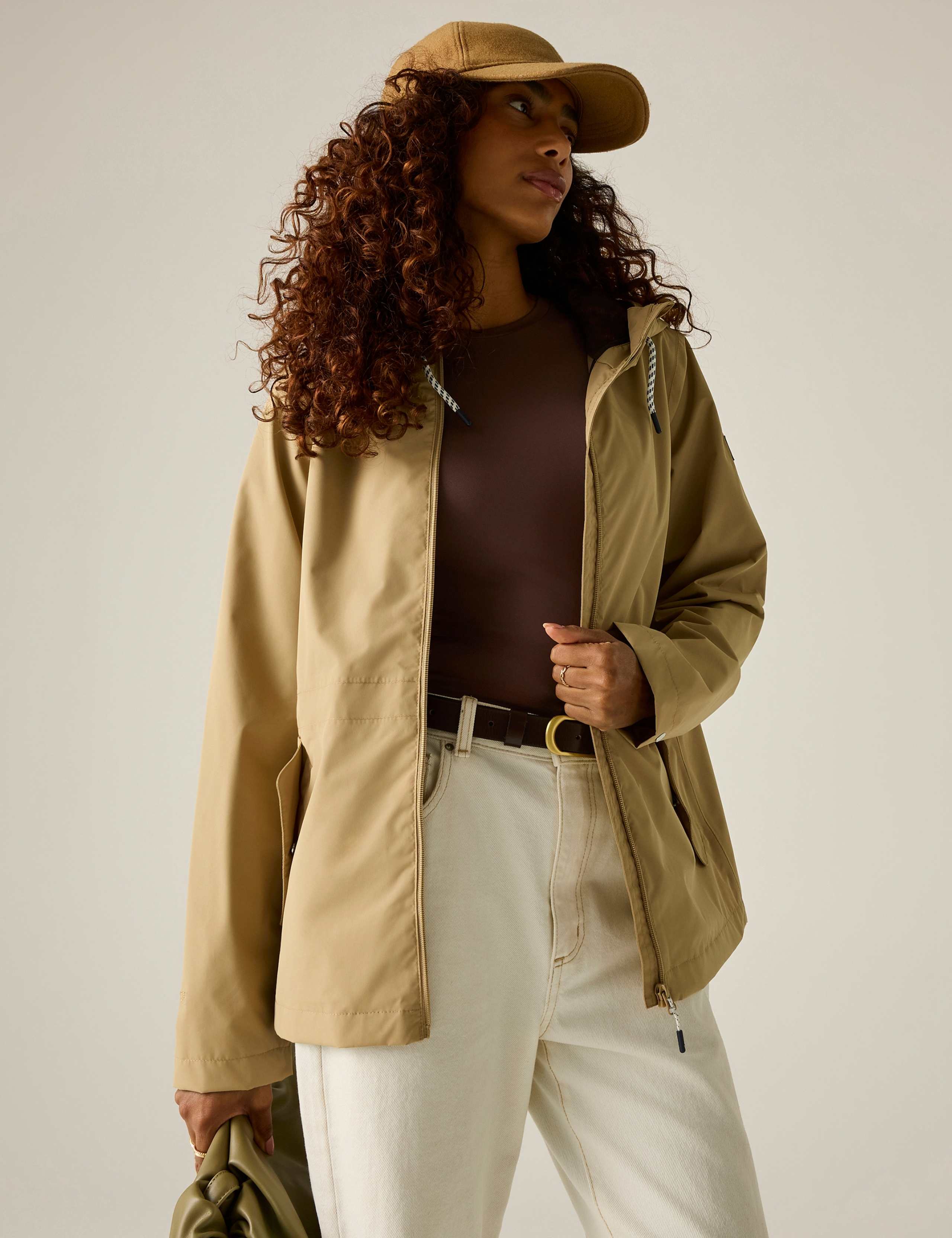 Bayletta Waterproof Leopard Print Hooded Jacket
