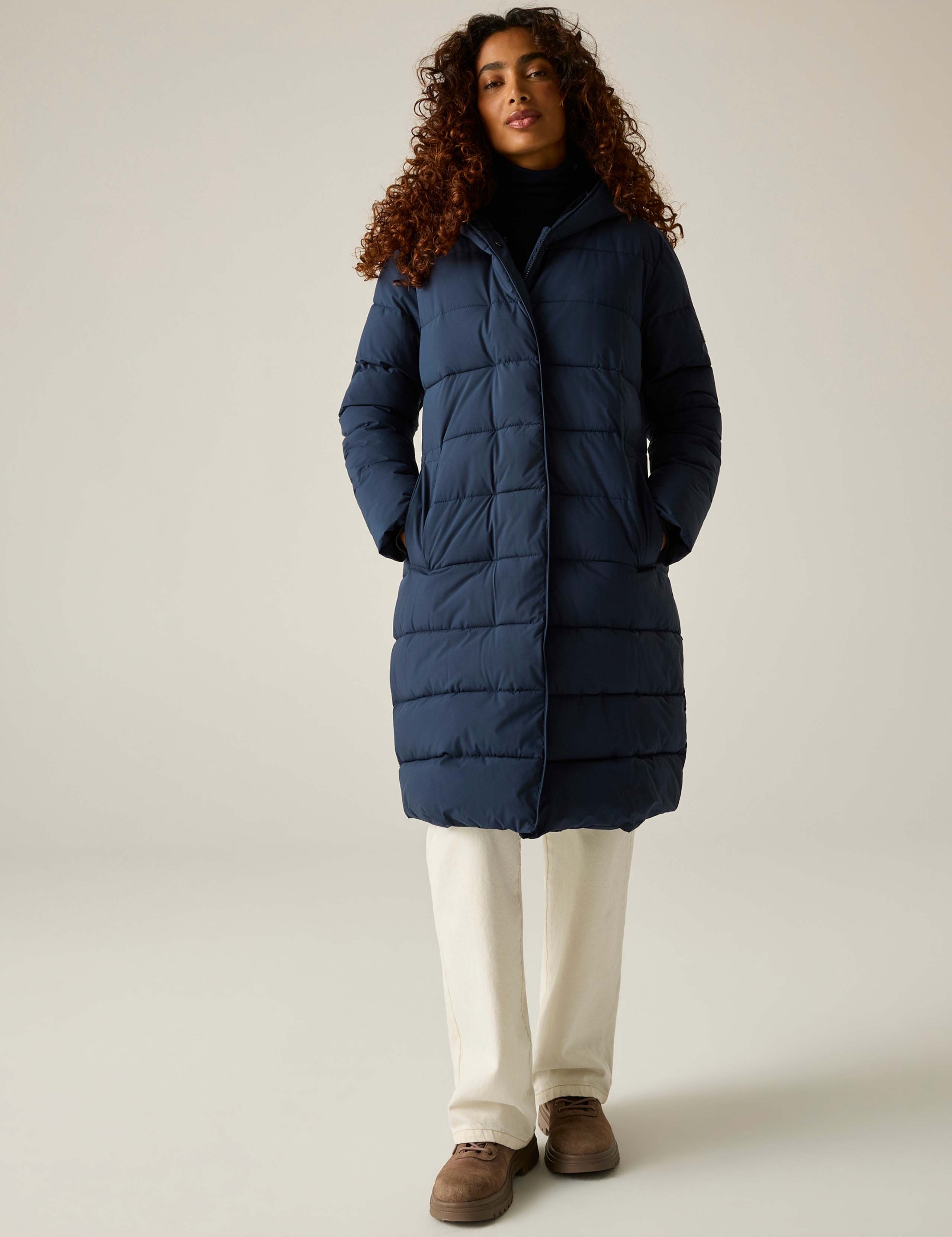 Nehiala Hooded Padded Longline Jacket
