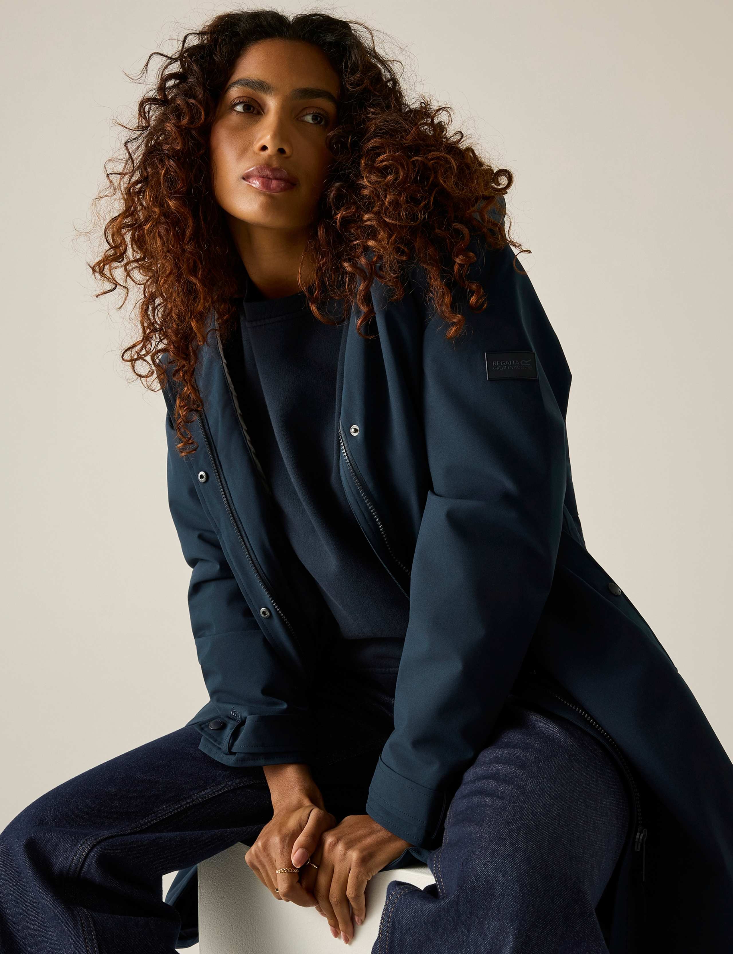 Yasira Hooded Padded Longline Jacket