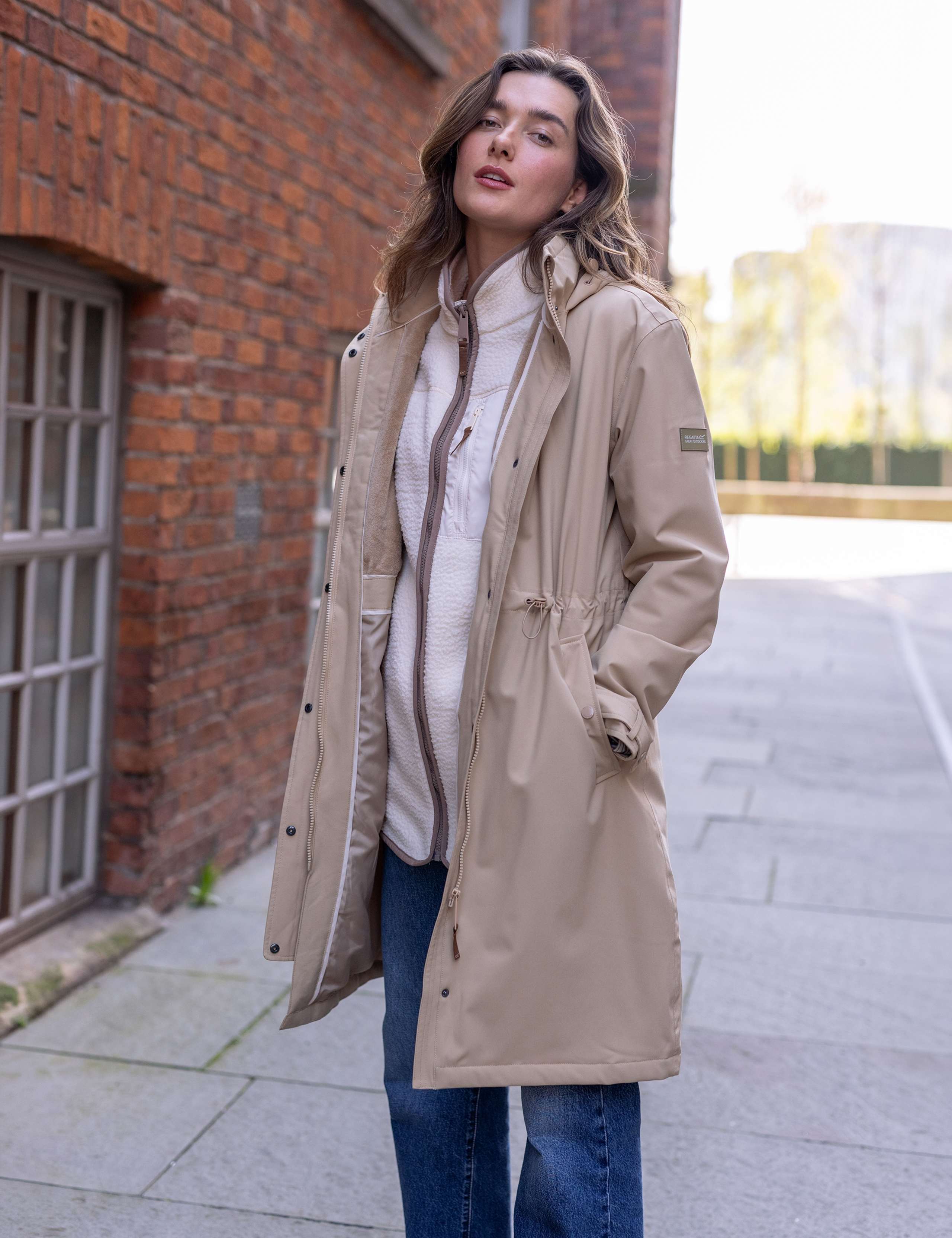 Yasira Hooded Padded Longline Jacket