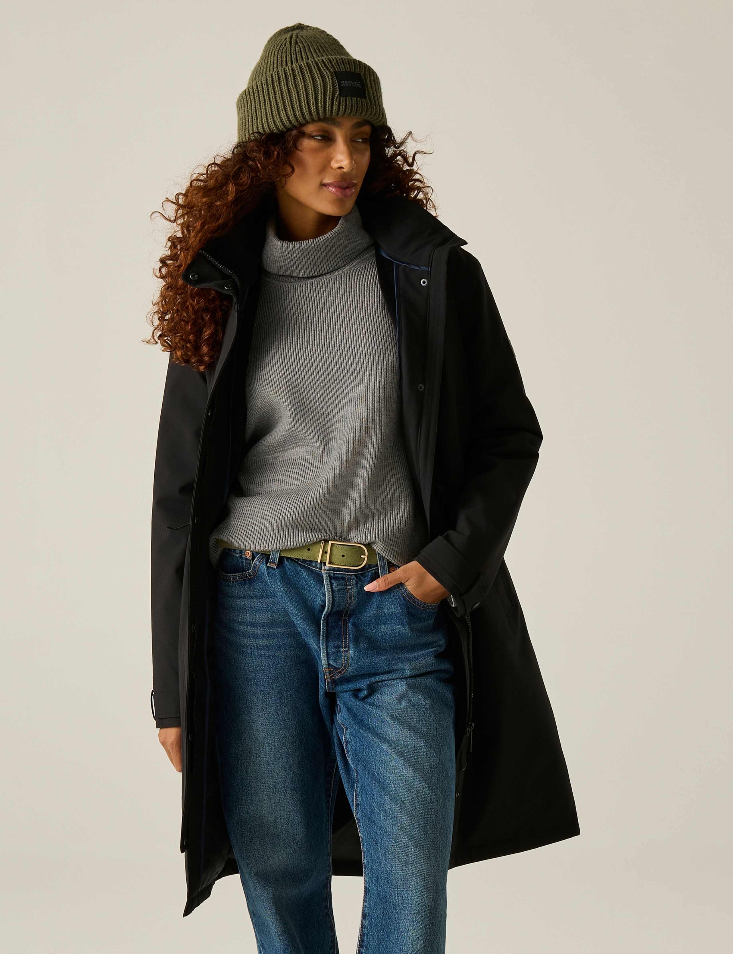 Yasira Hooded Padded Longline Jacket