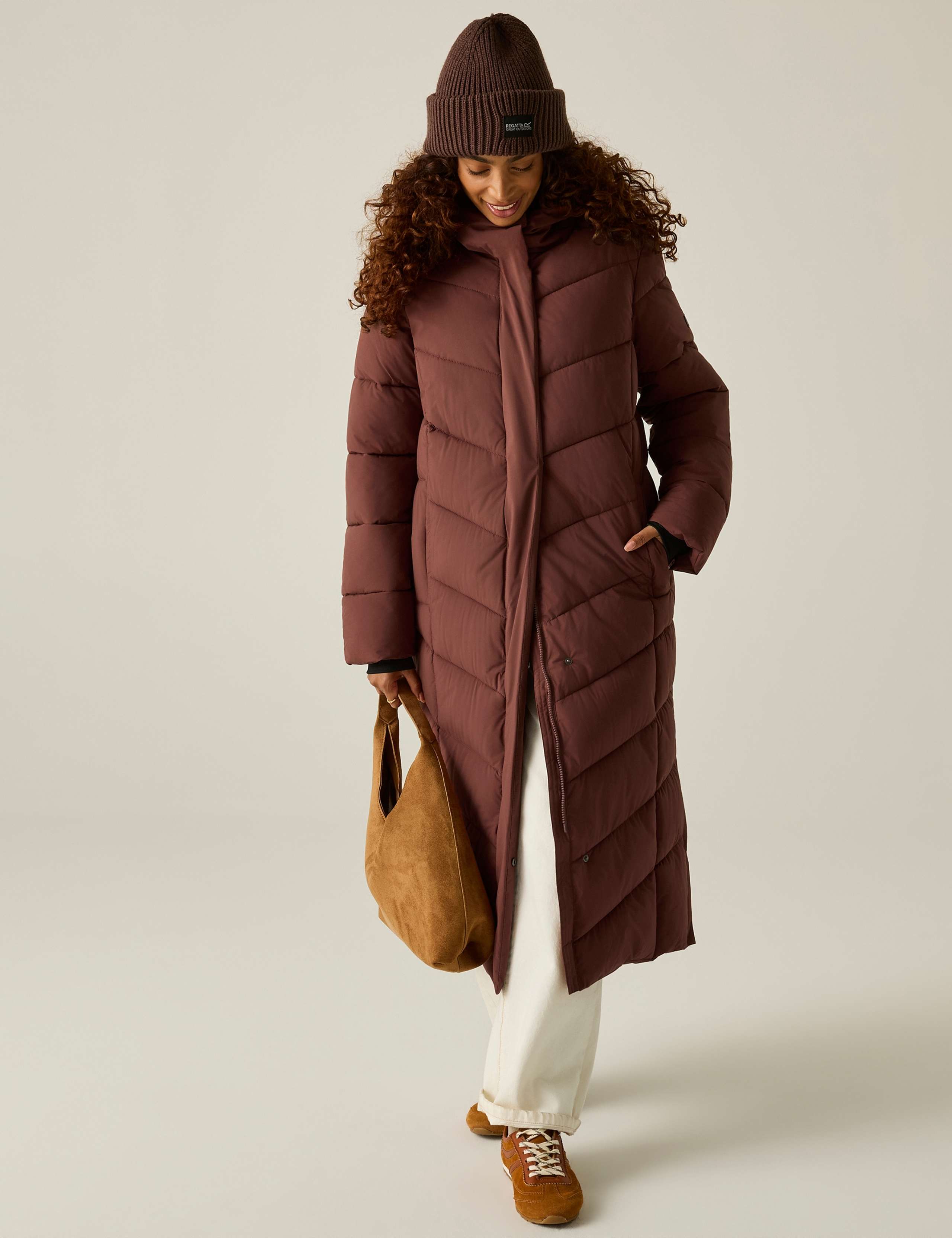 Eloria Hooded Longline Puffer Coat