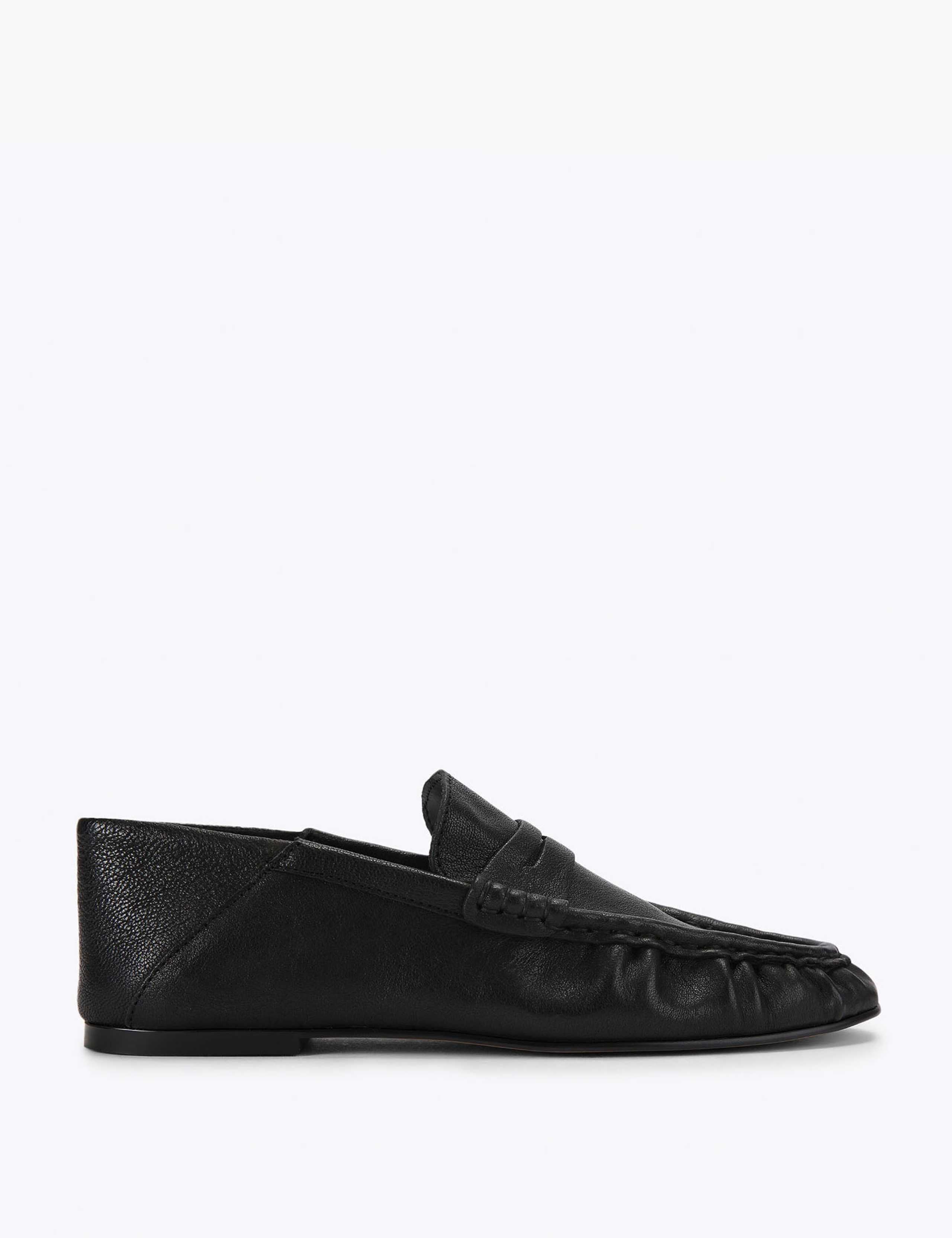 Leather Flat Convertible Moccasin Loafers