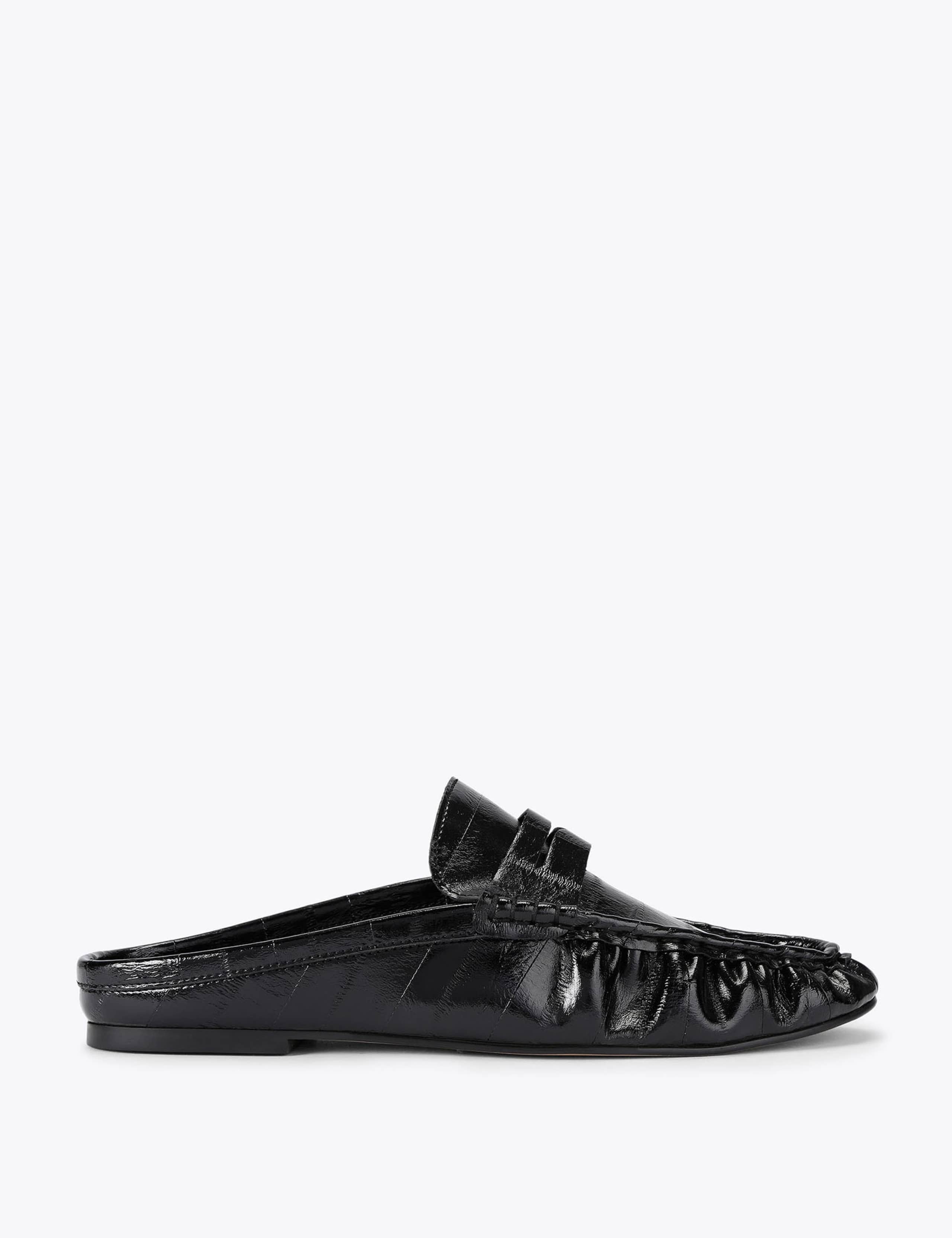 Rafe Ruched Penny Mule Loafers