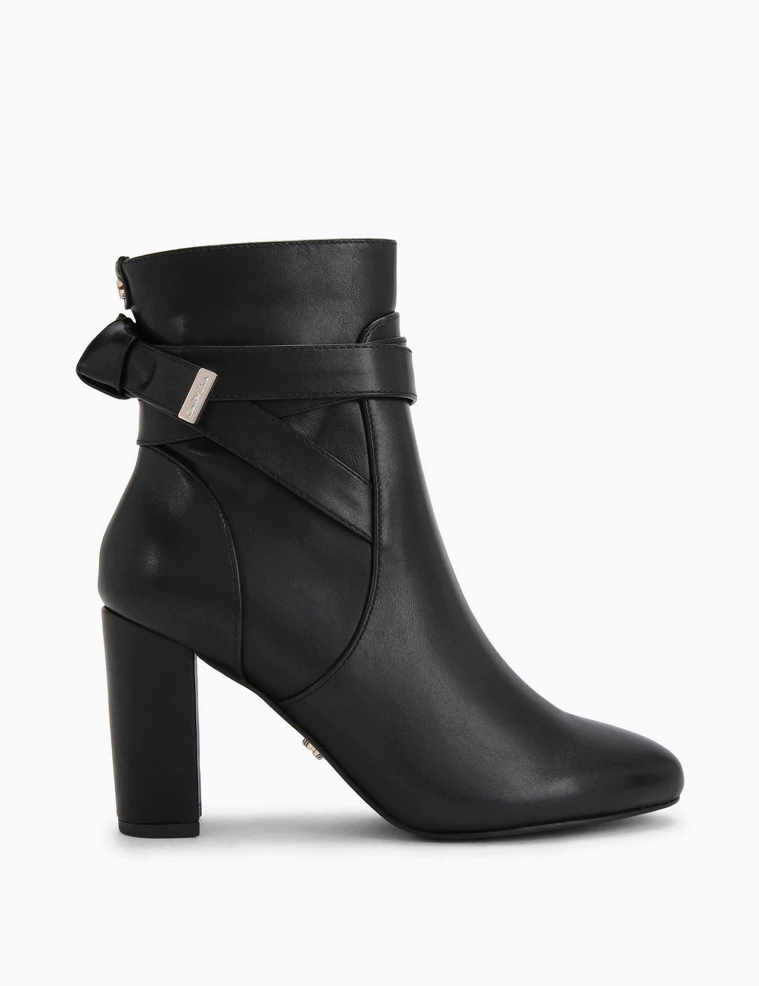 Block Heel Ankle Boots