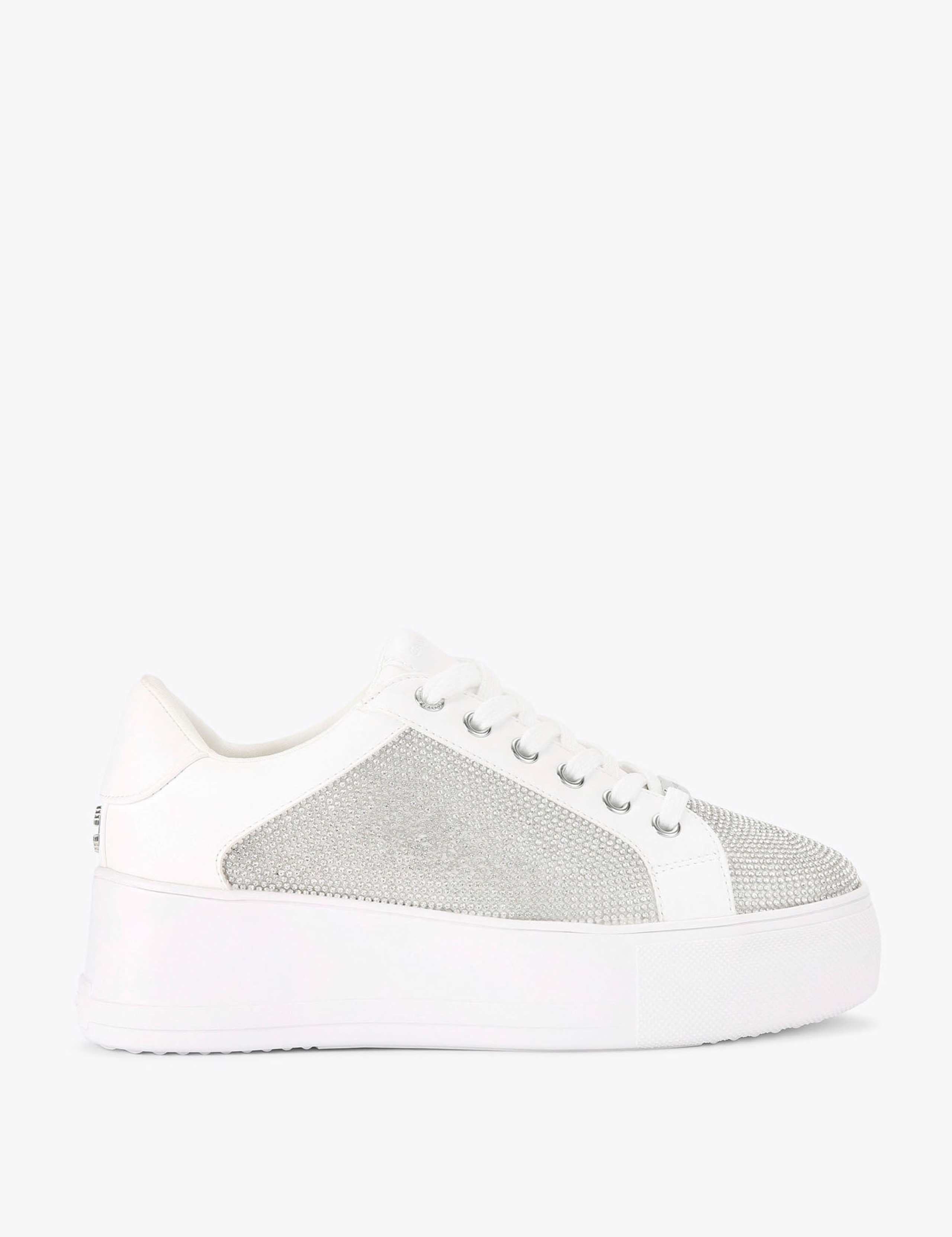 Jive Embellished Platform Trainers