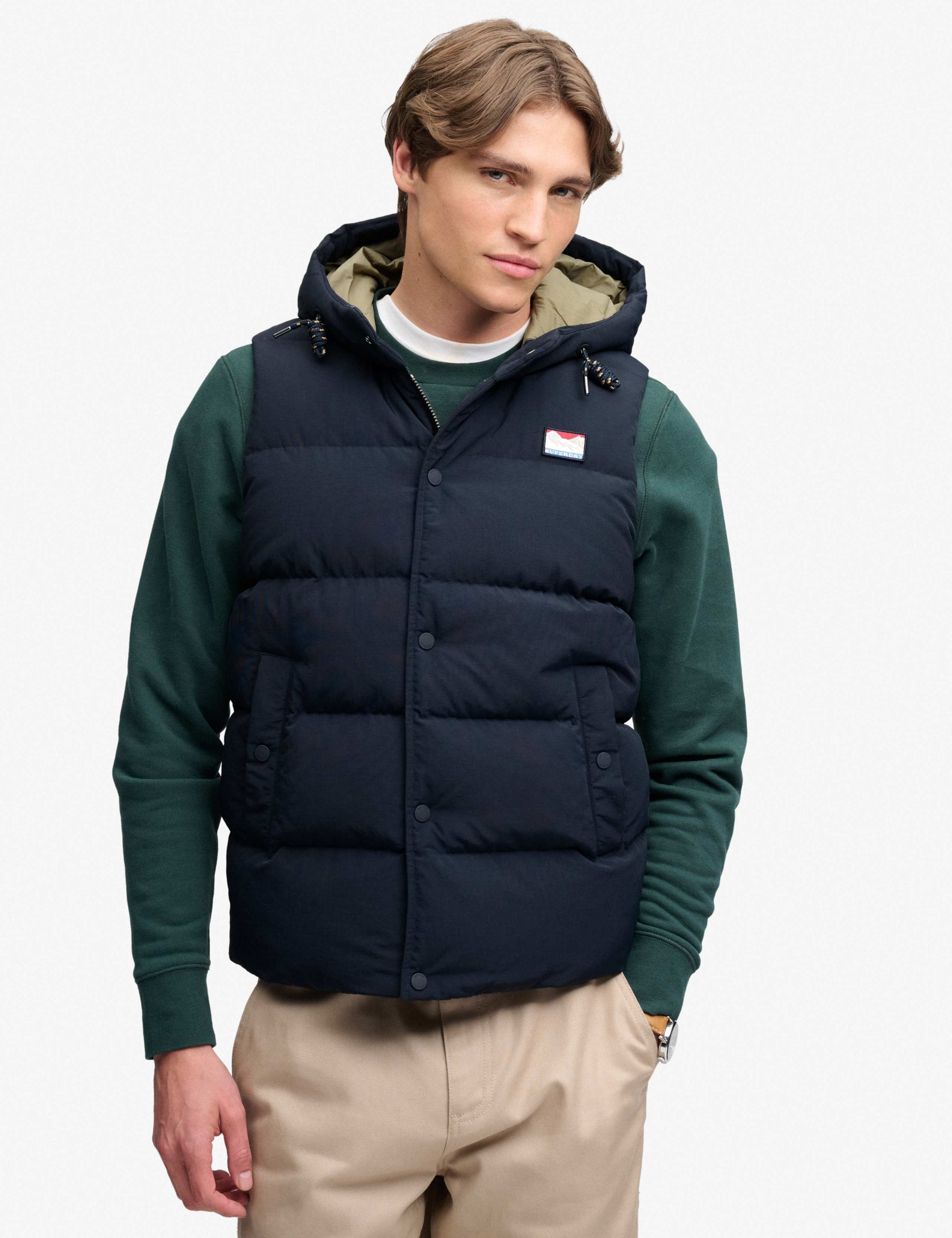 Relaxed Hooded Padded Gilet