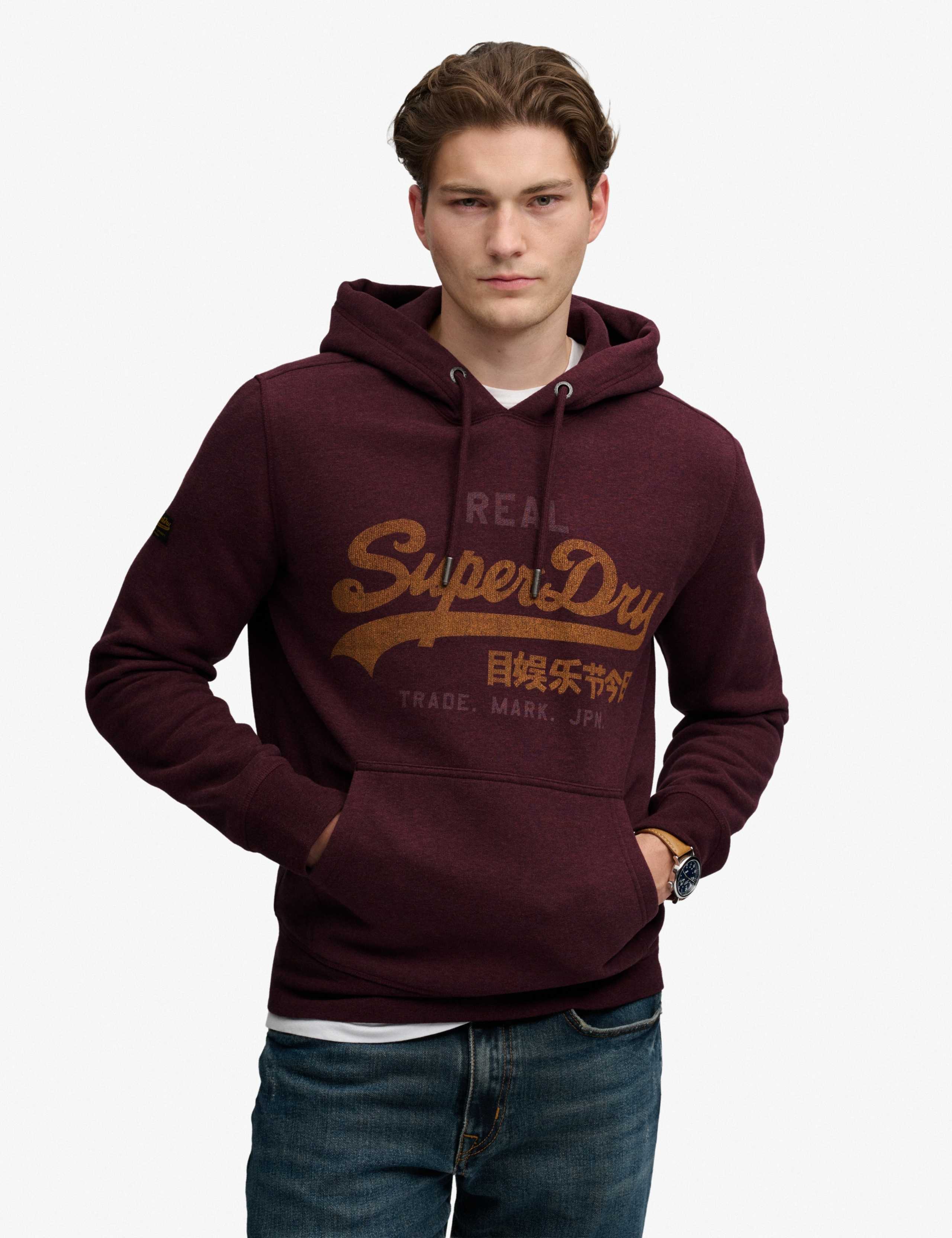 Cotton Rich Logo Graphic Hoodie