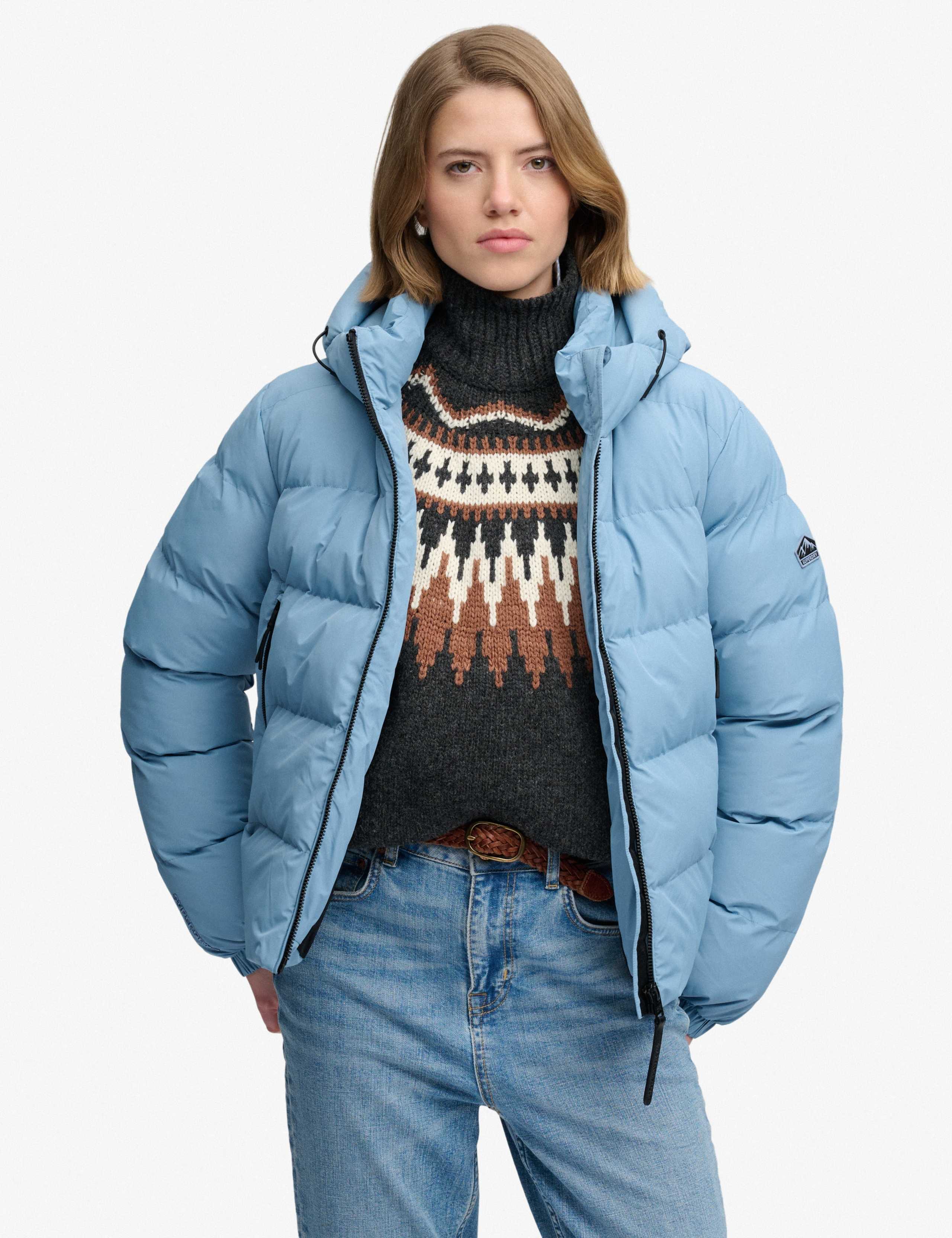 Water Resistant Hooded Puffer Jacket