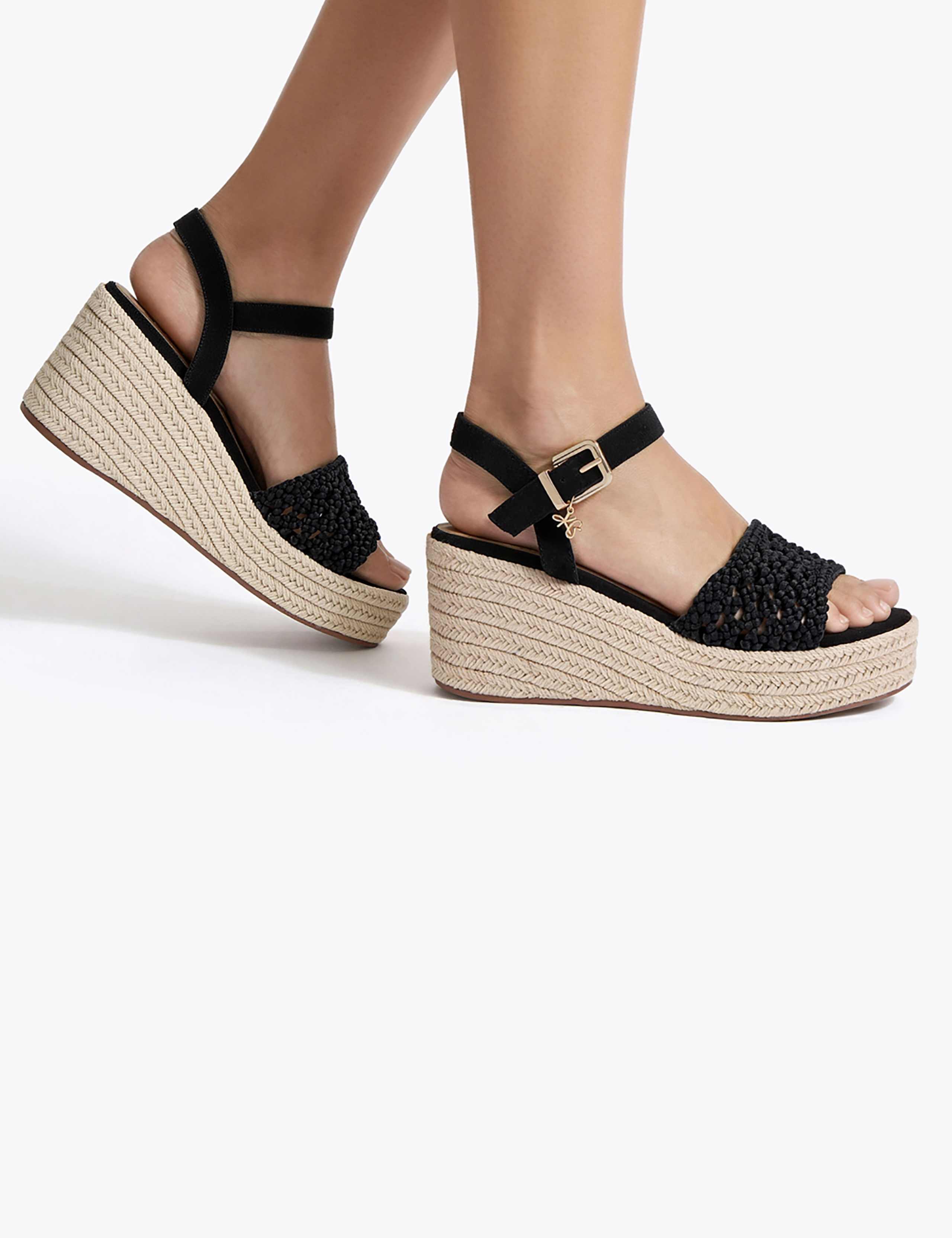 Rhoda Woven Flatform Espadrilles