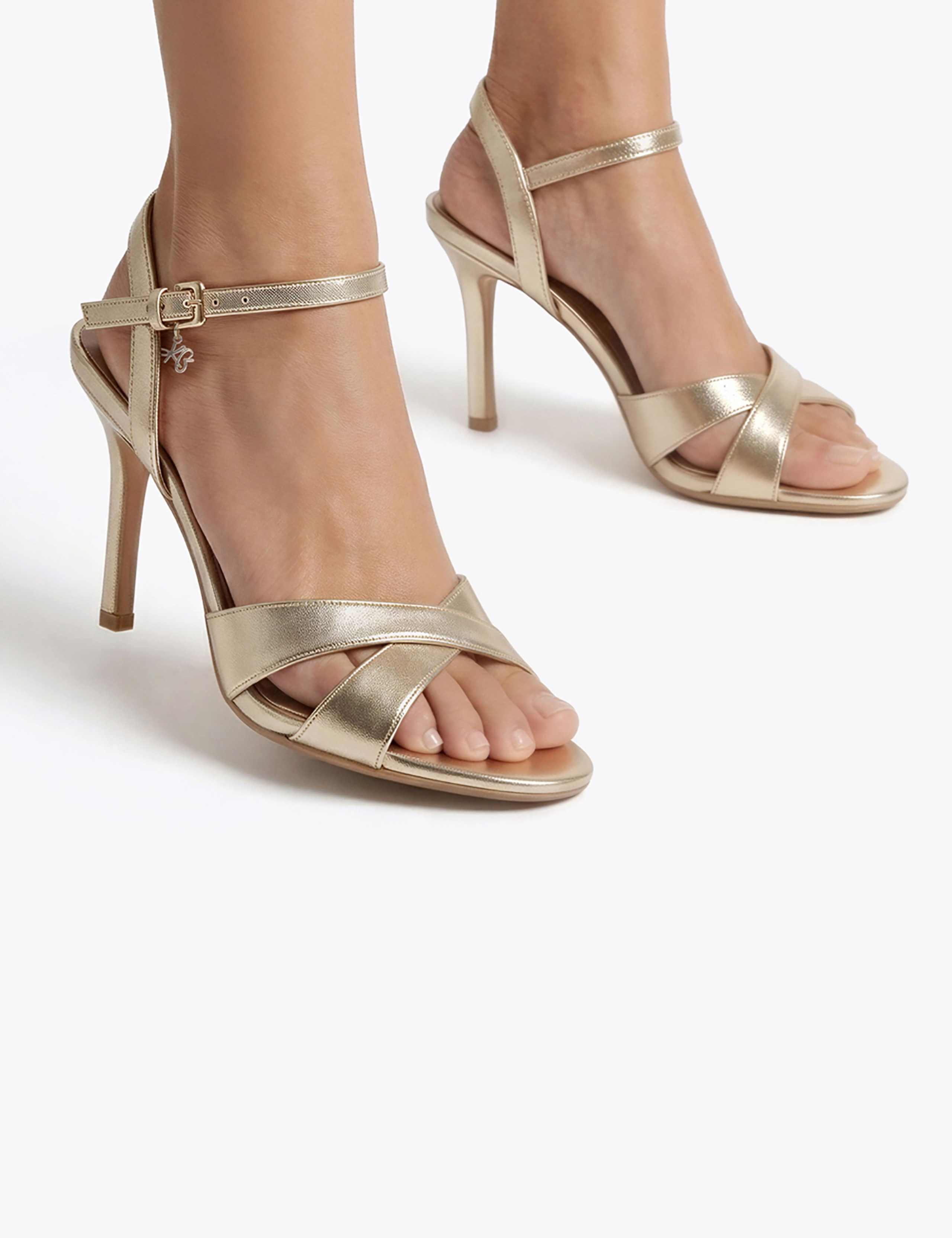 Soraya Ankle Strap Stiletto Heel Sandals