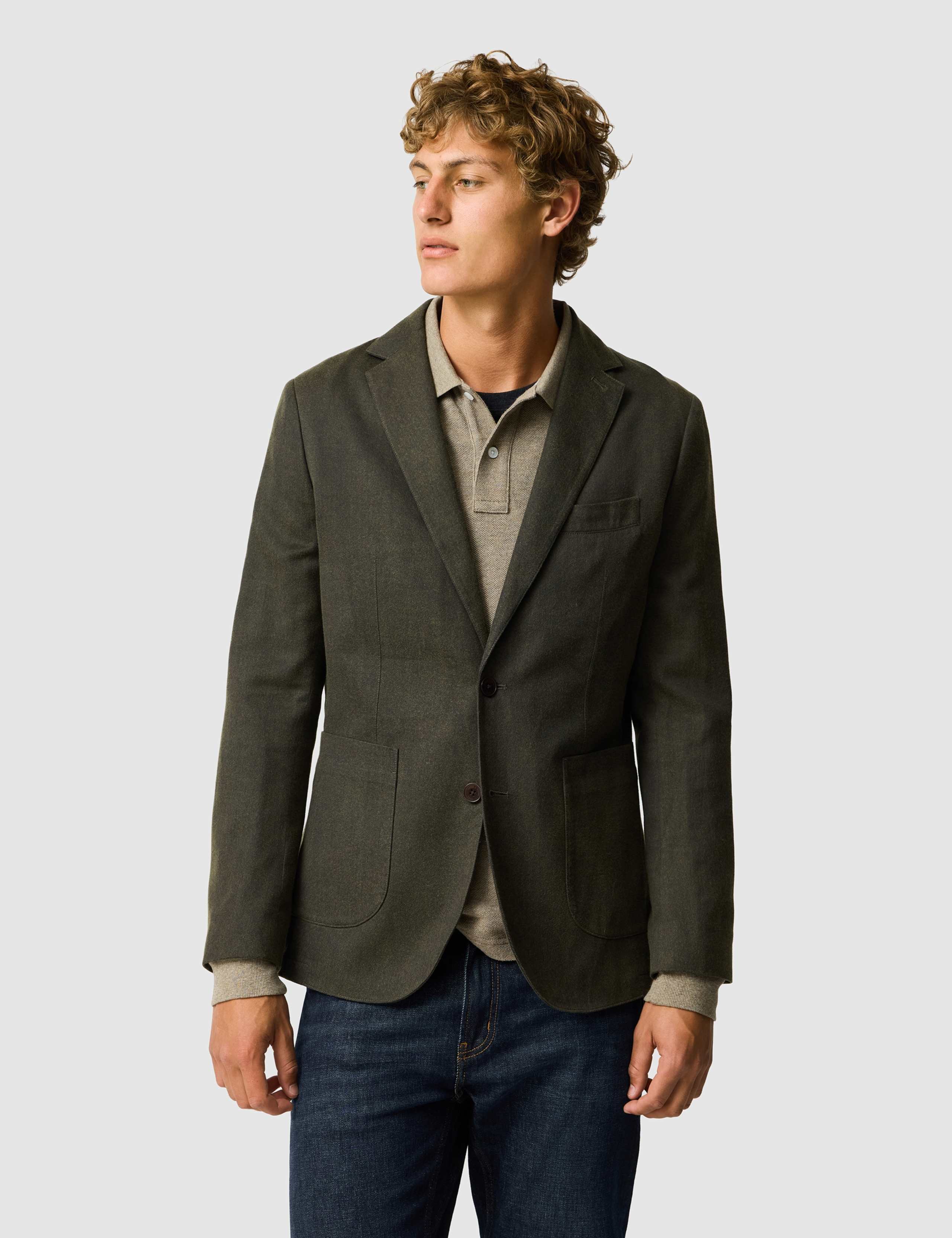 Deveron Regular Fit Cotton Rich Blazer