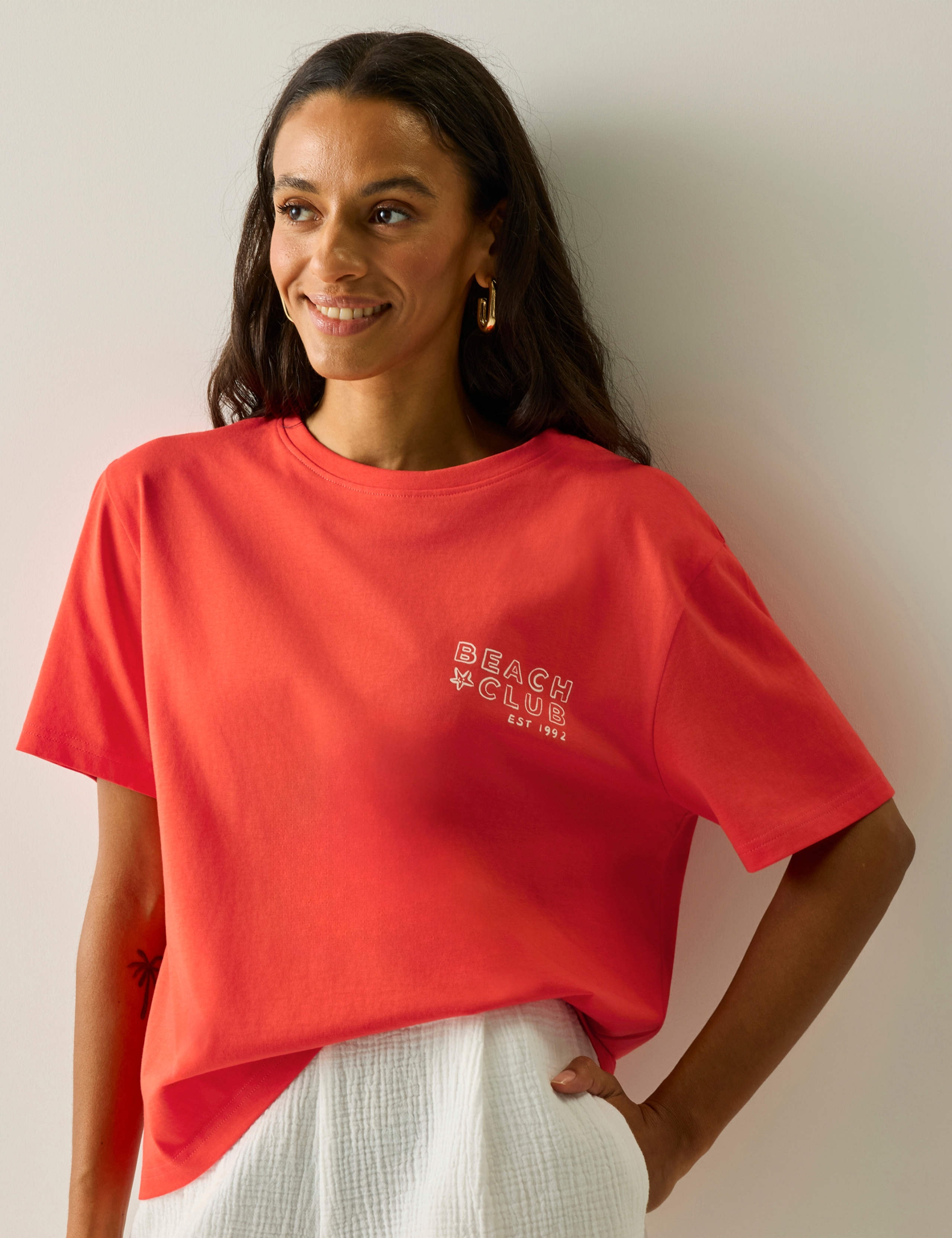Baska Pure Cotton Printed T-Shirt