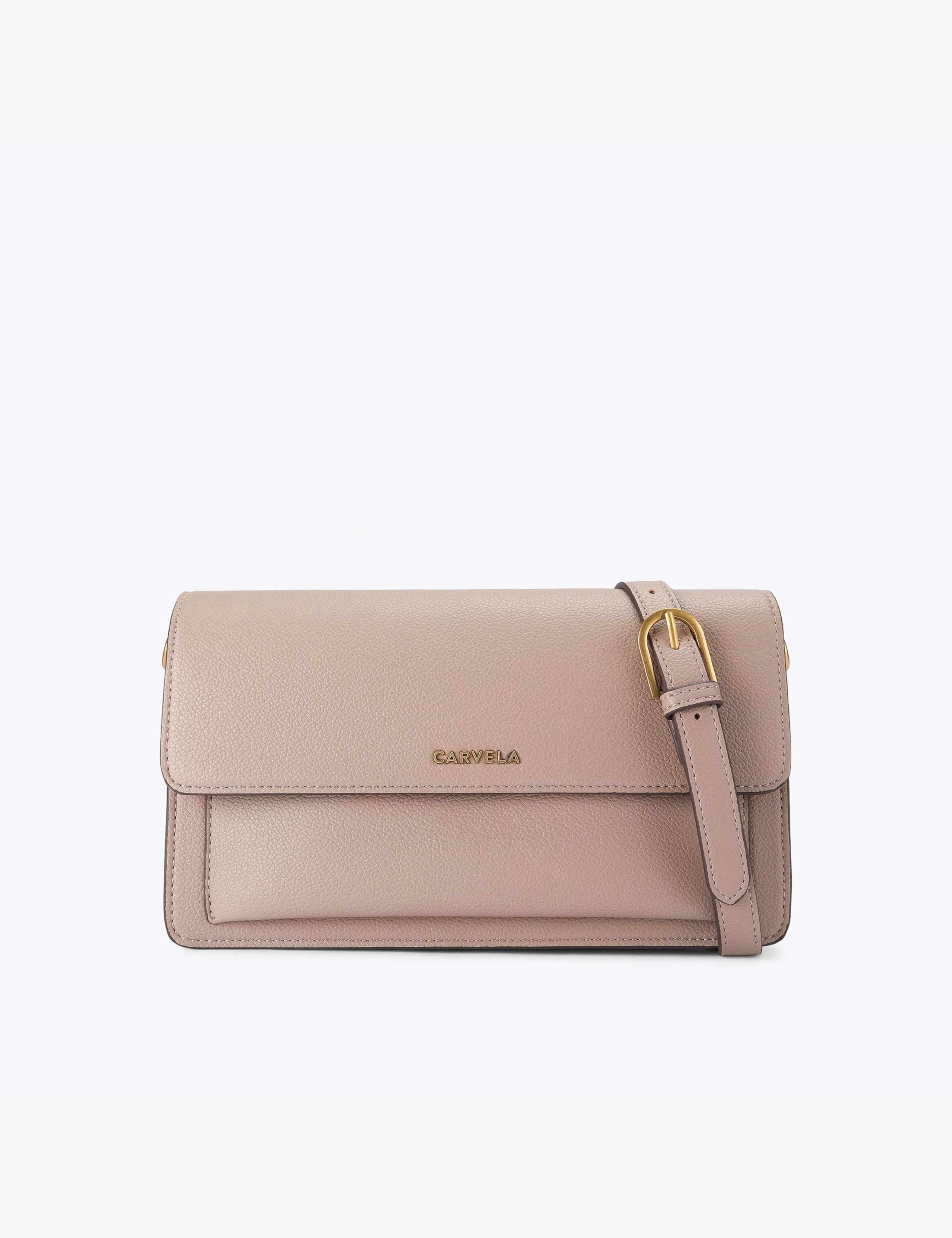 Faux Leather Cross Body Shoulder Bag