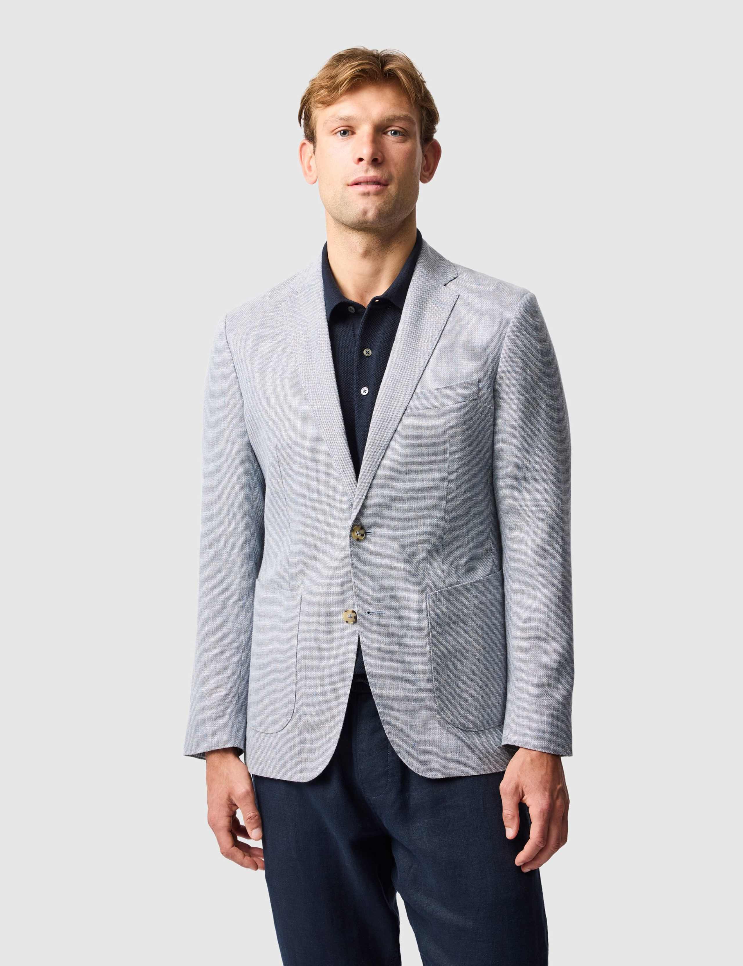 The Cascades Sports Fit Linen Rich Jacket