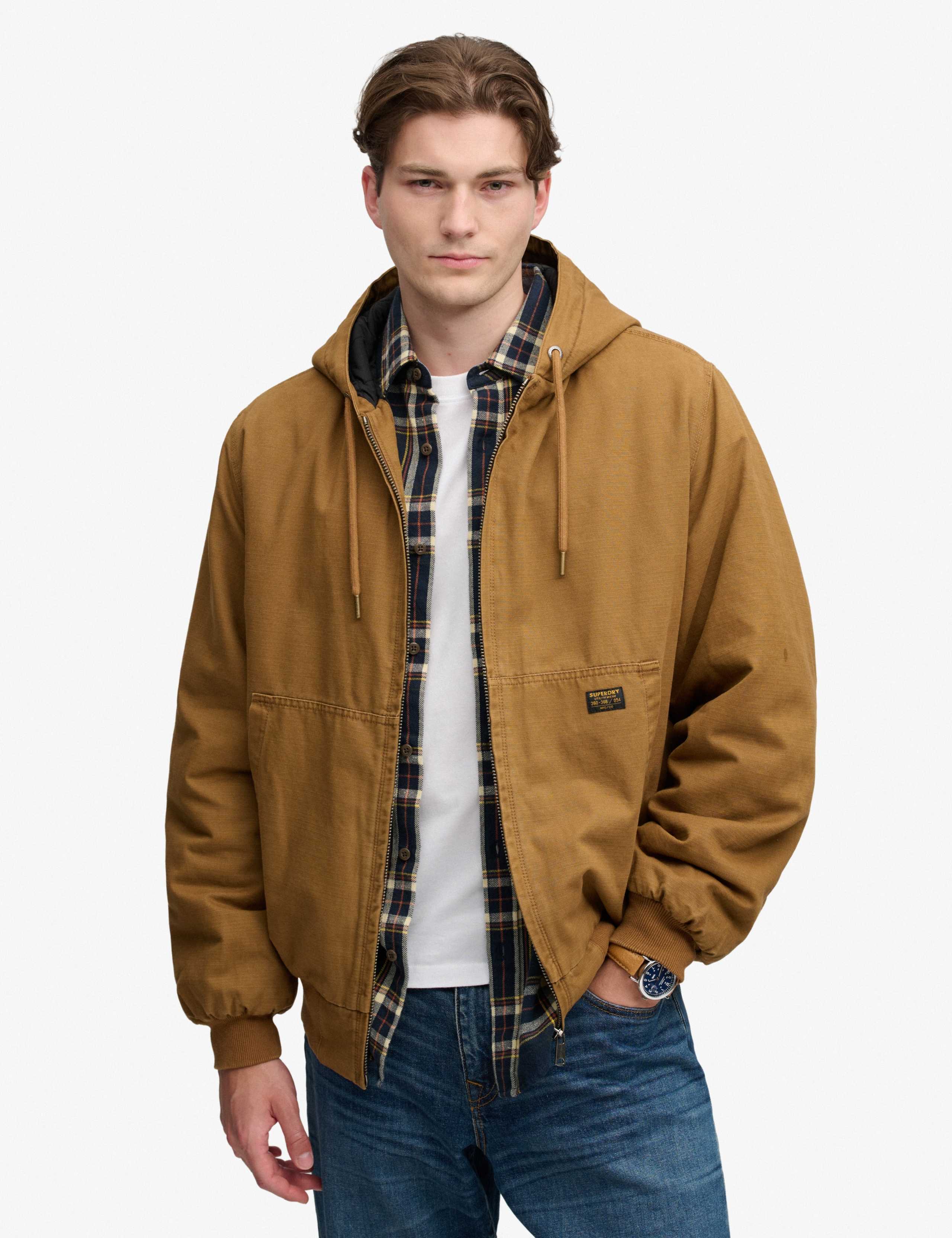 Hooded Bomber Jacket