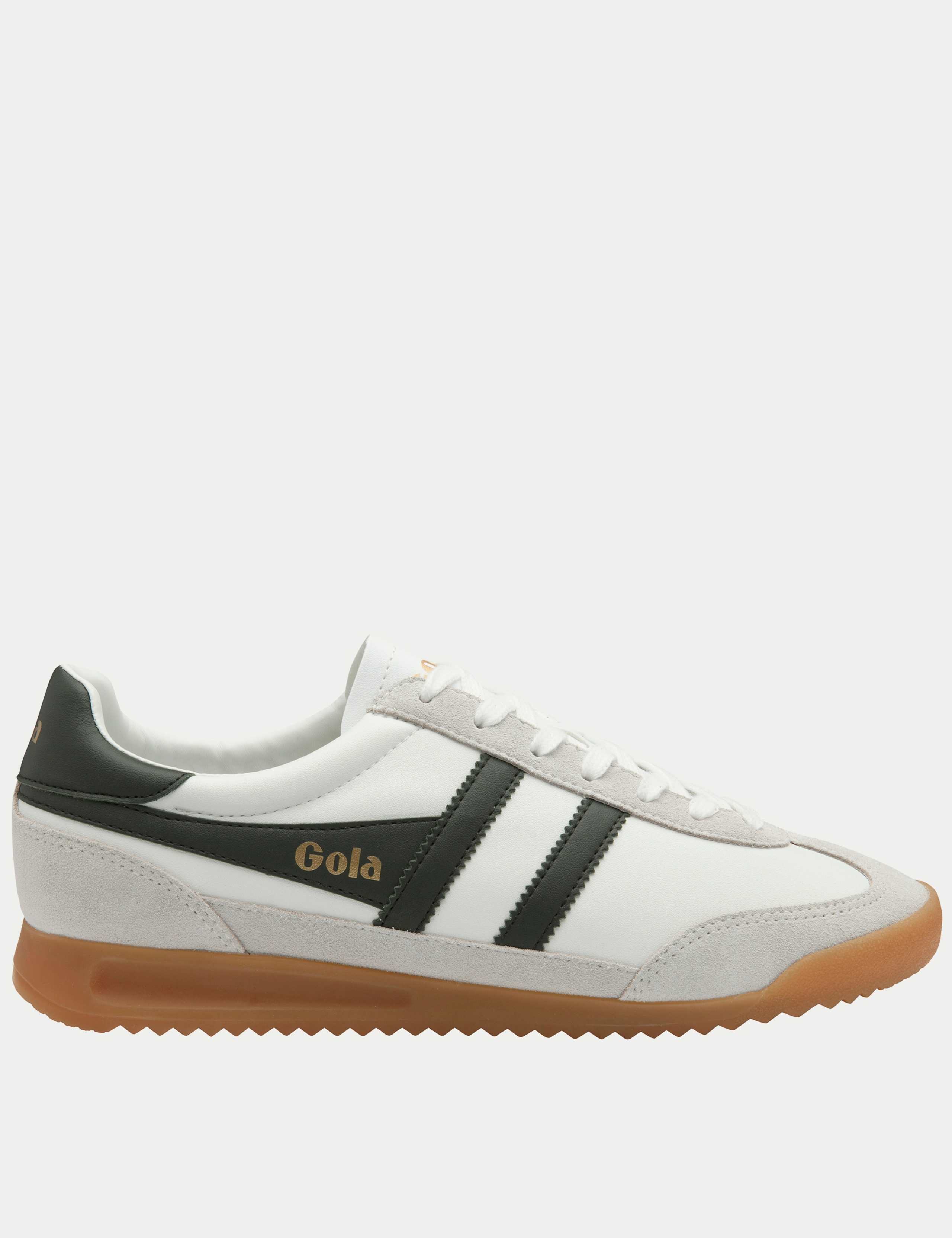 Leather Colour Block Lace Up Trainers