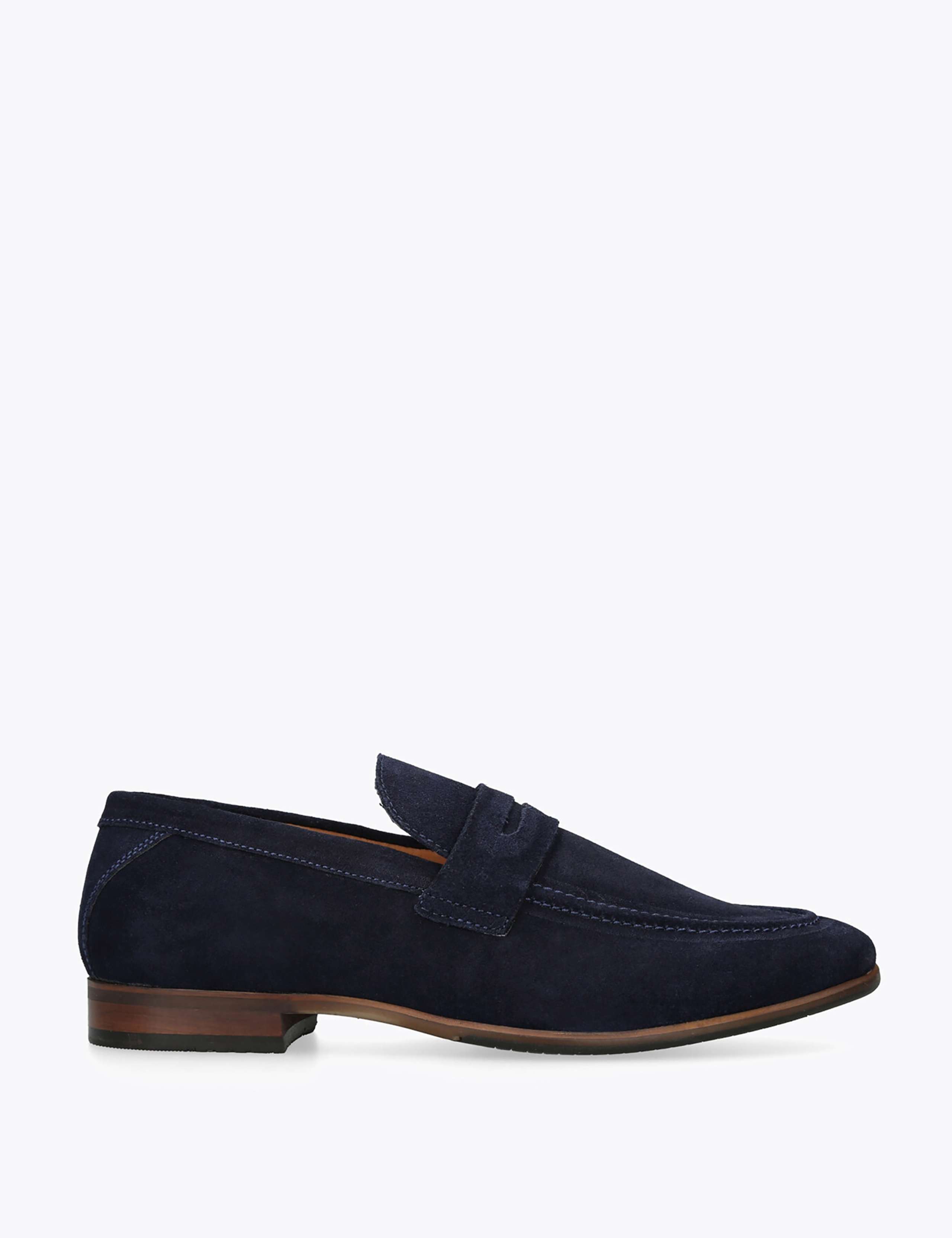 Suede Penny Loafers