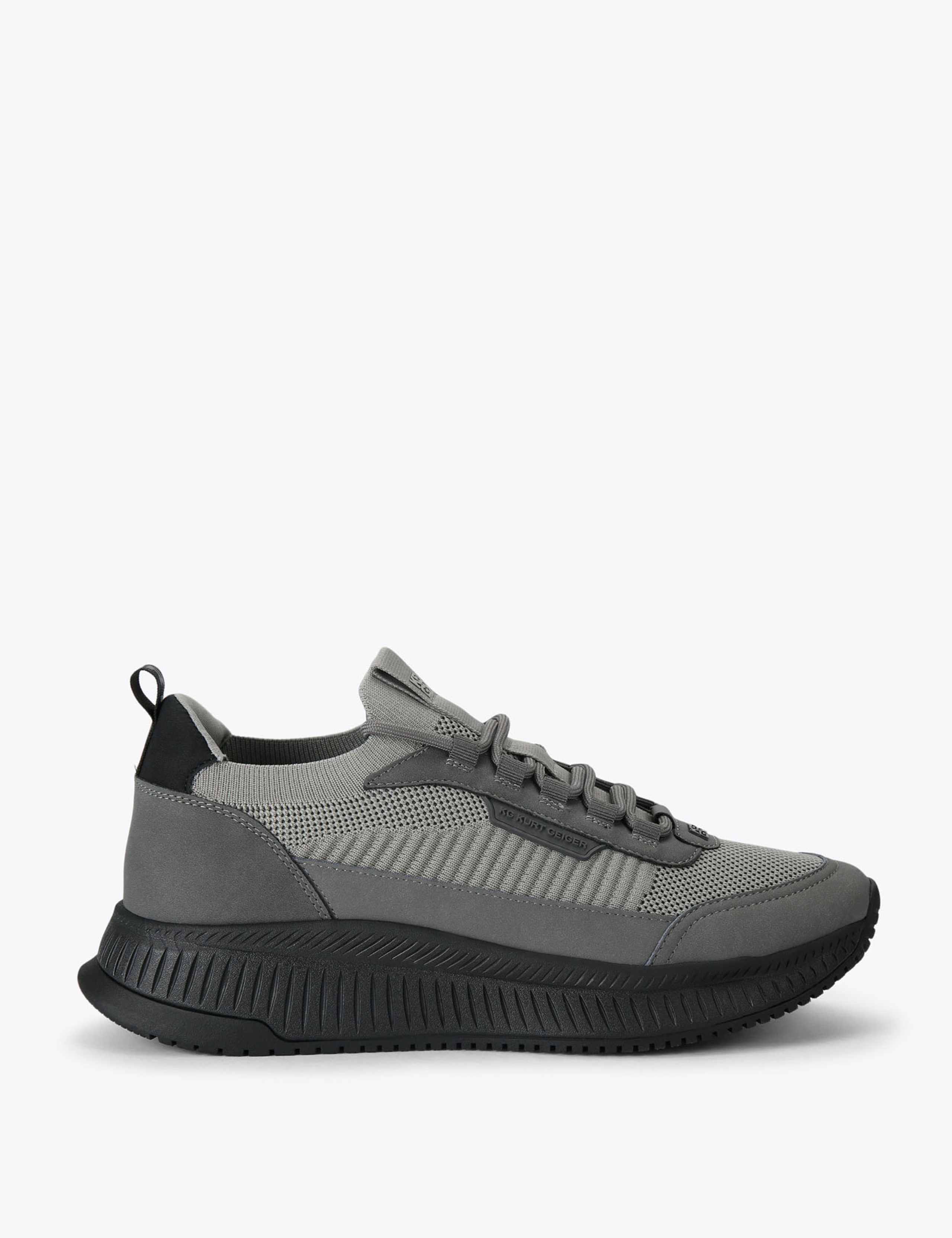 Colour Block Lace Up Trainers