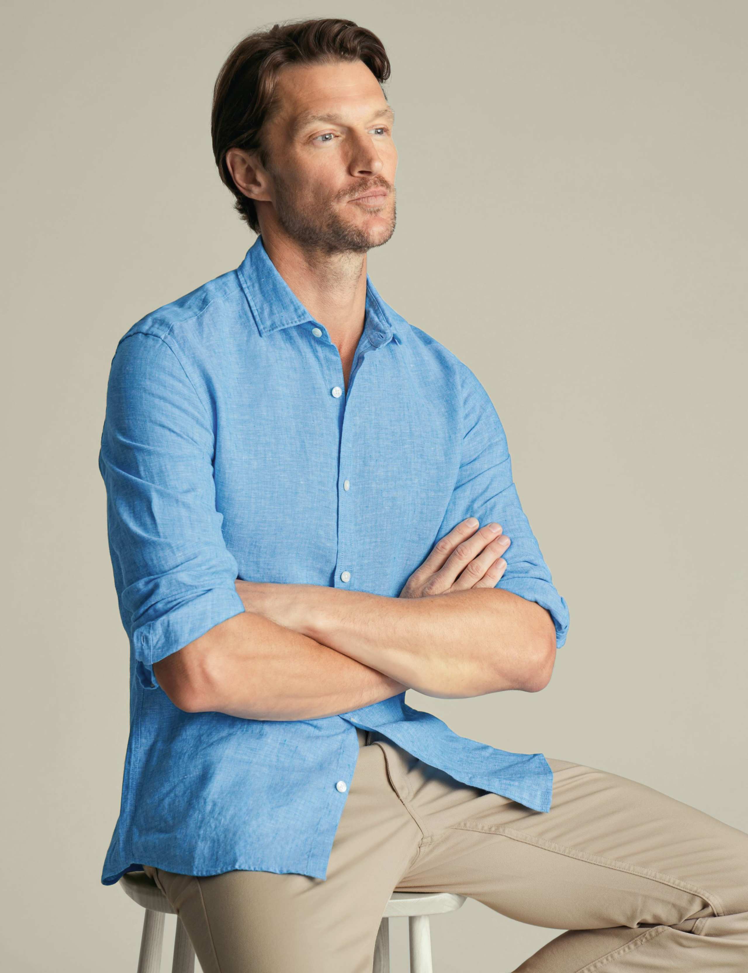 Slim Fit Pure Linen Shirt