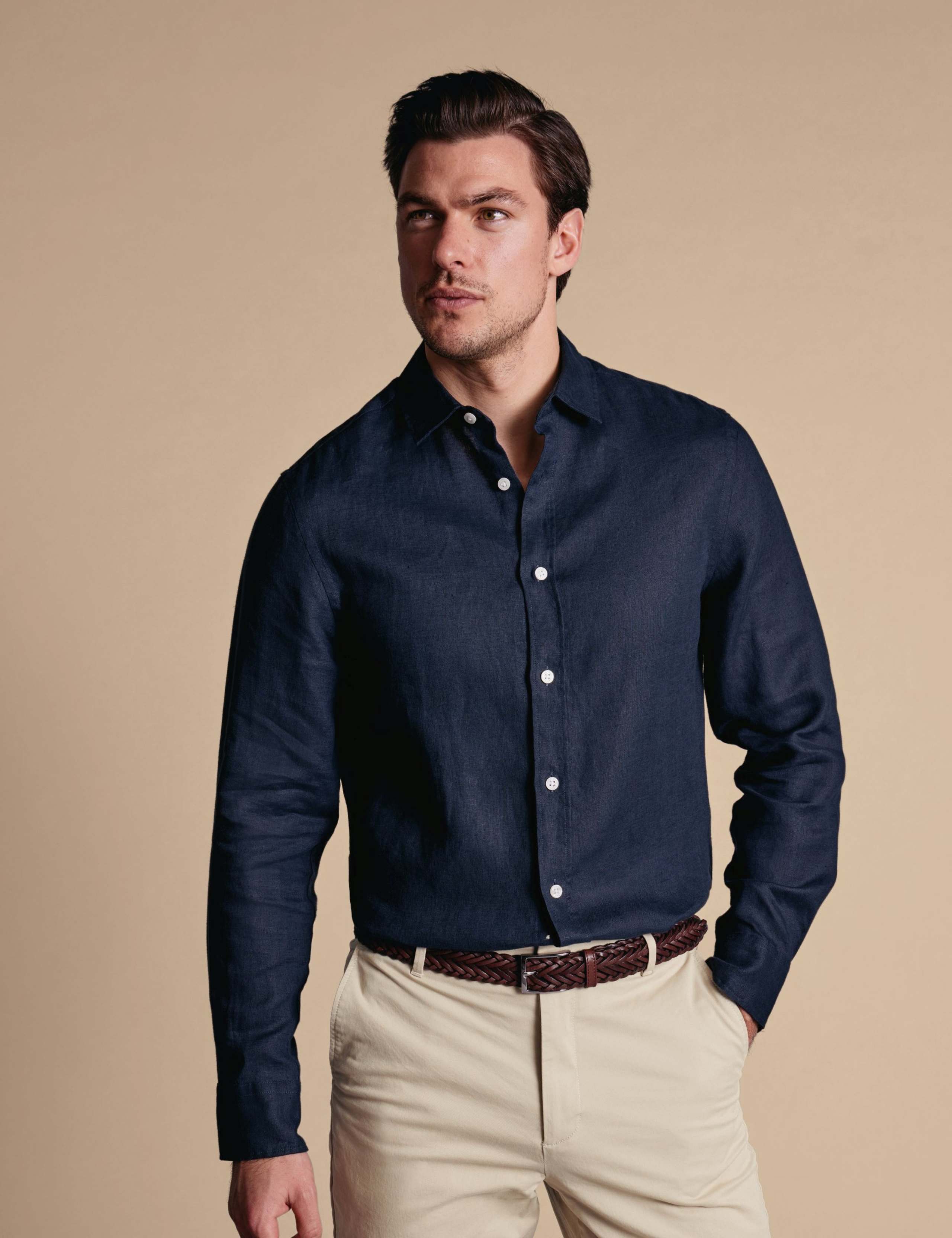 Slim Fit Pure Linen Shirt