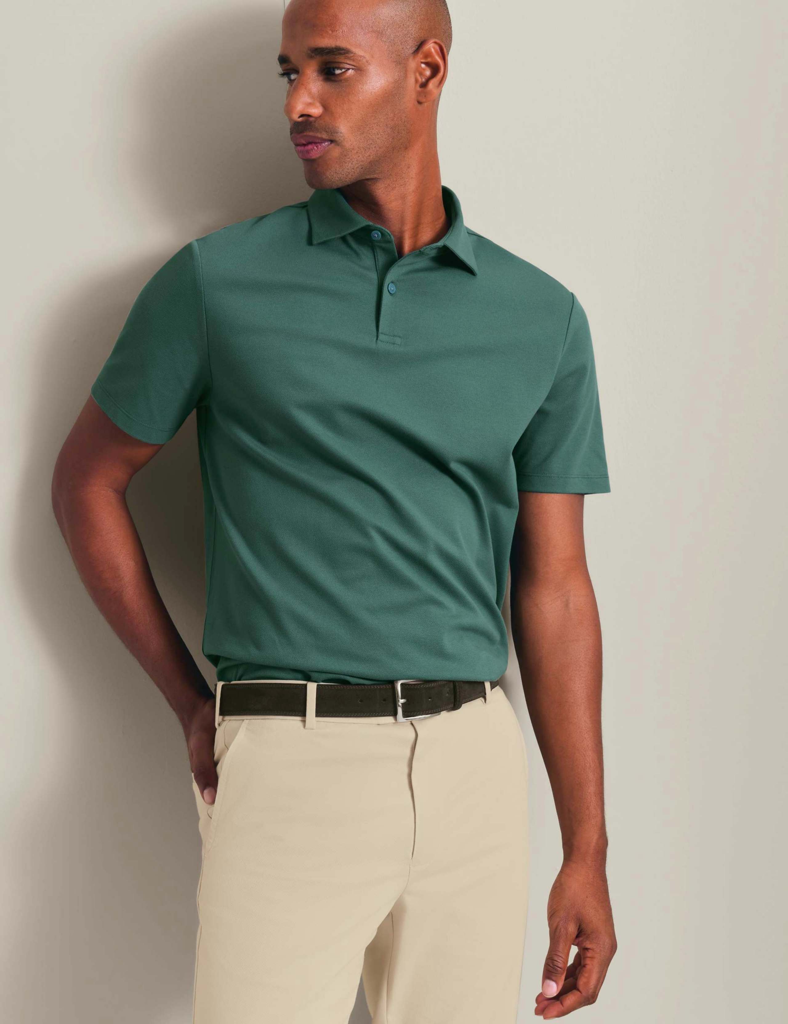 Cotton Rich Piqué Polo Shirt