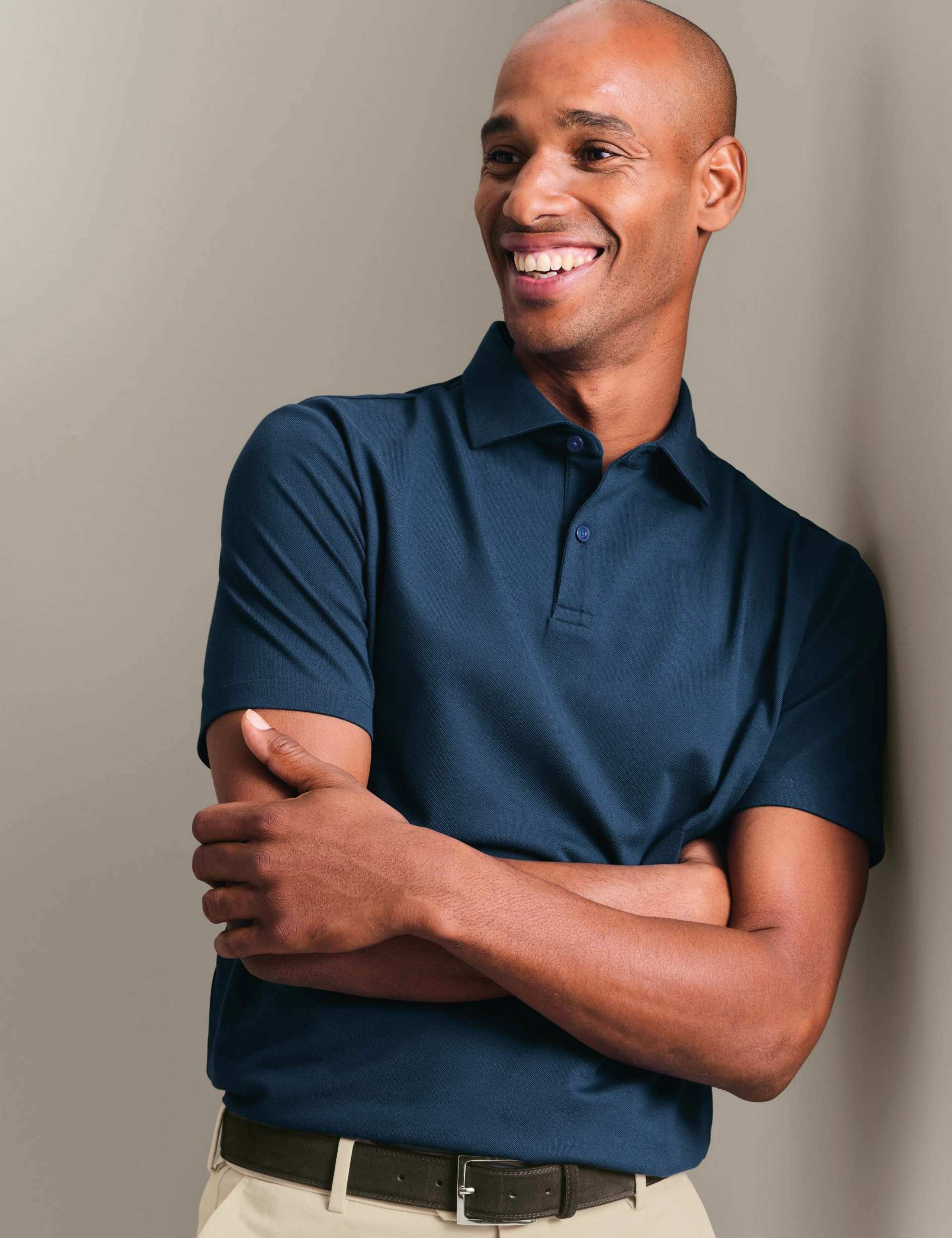 Cotton Rich Piqué Polo Shirt